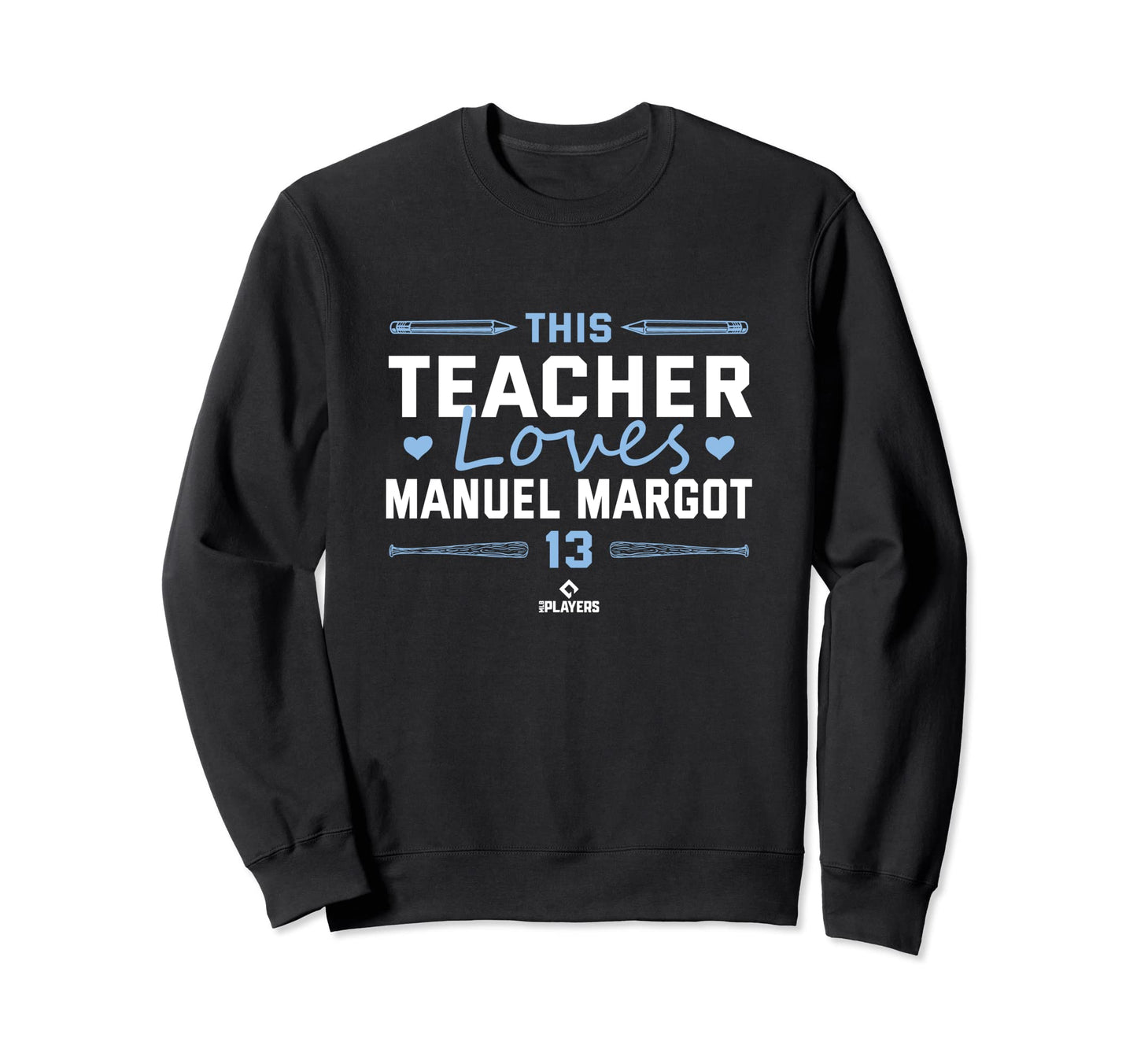 This Teacher Loves Manuel Margot Sweatshirt - Minimalist Print for Adults - T-Shirt, Sweatshirt, Hoodie