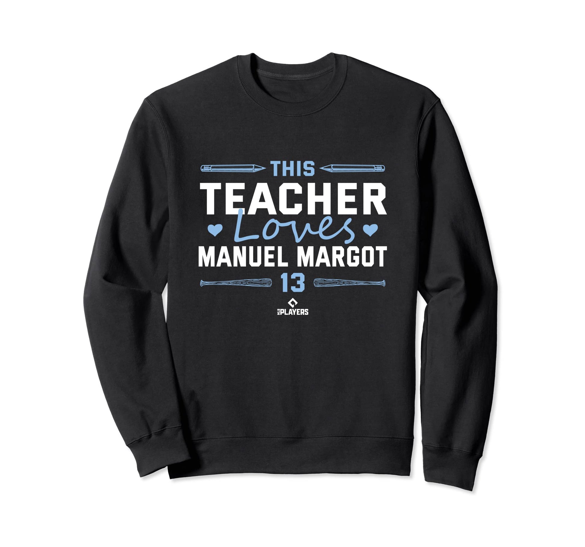This Teacher Loves Manuel Margot Sweatshirt - Minimalist Print for Adults - T-Shirt, Sweatshirt, Hoodie