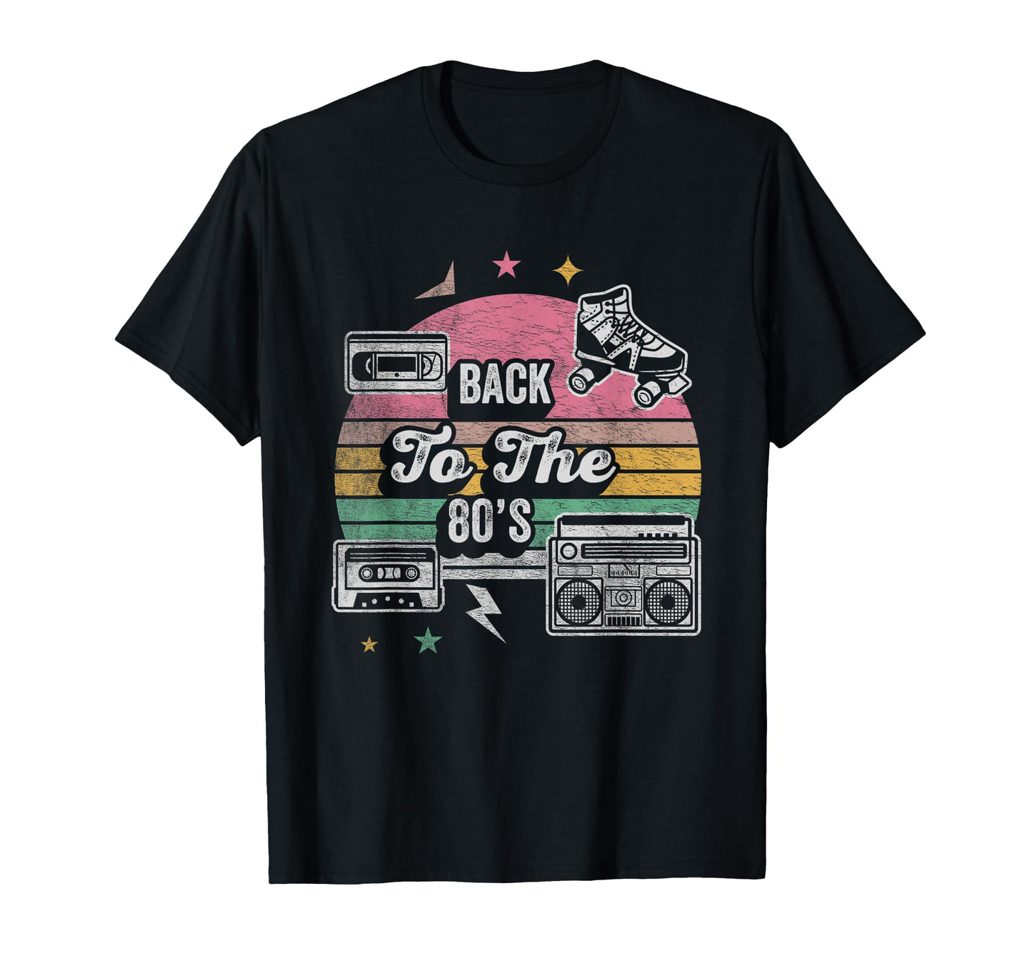 Back To 80S Cassette Boombox Vibes T-Shirt - Streetwear Style for Adults - T-Shirt, Sweatshirt, Hoodie