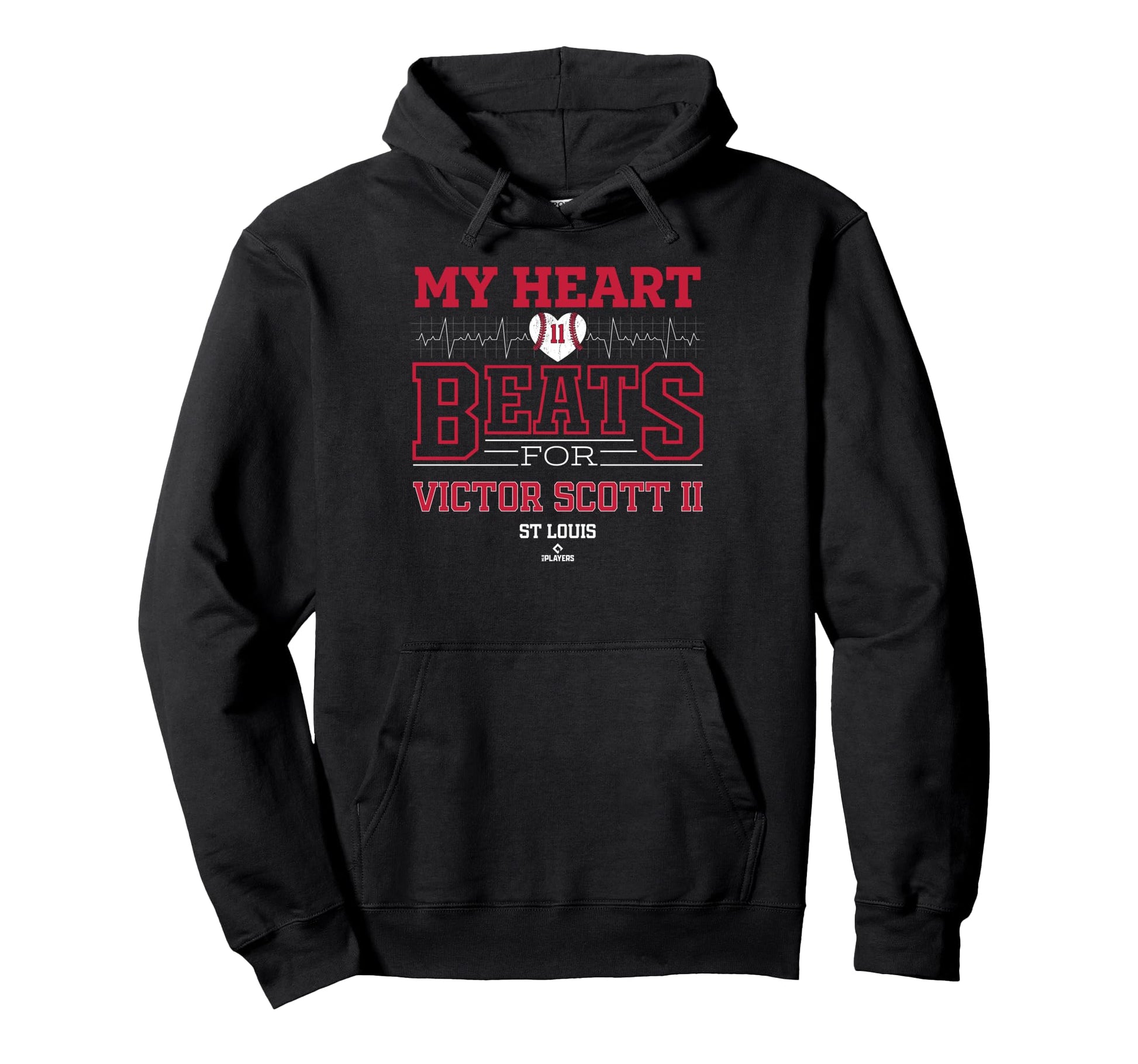 My Heart Beats Victor Scott Ii St Louis Hoodie - Custom Art Print Unisex - T-Shirt, Sweatshirt, Hoodie