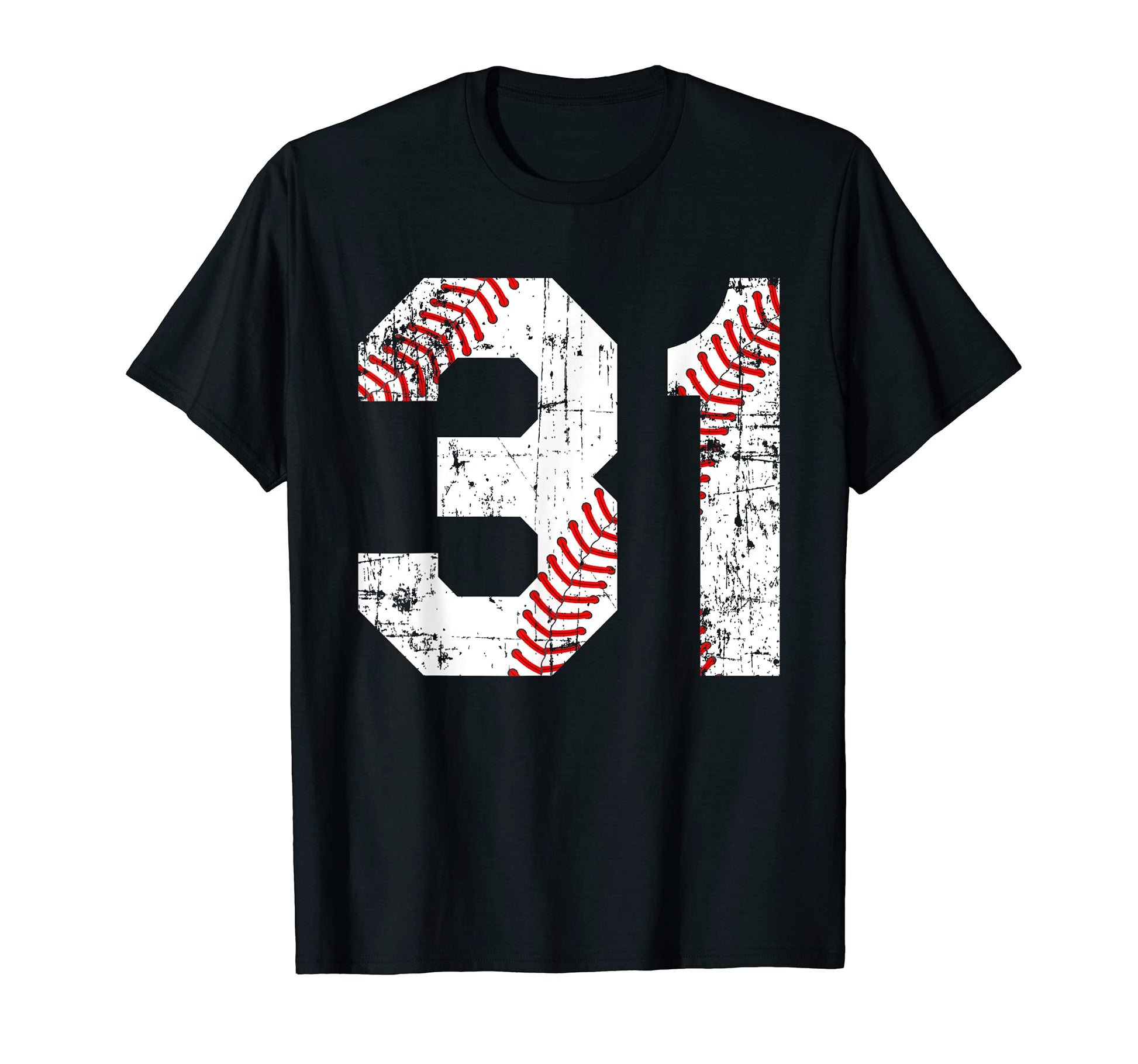 Baseball 31 Jersey Number T-Shirt - Trendy Graphic for Adults - T-Shirt, Sweatshirt, Hoodie
