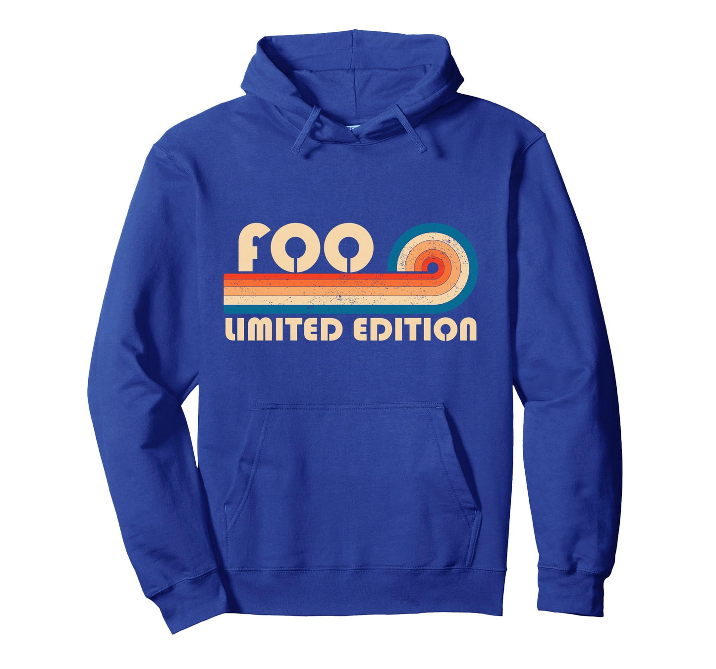 Foo 70S 80S Sunset Stripe Hoodie - Fun Novelty Design Men Women - T-Shirt, Sweatshirt, Hoodie