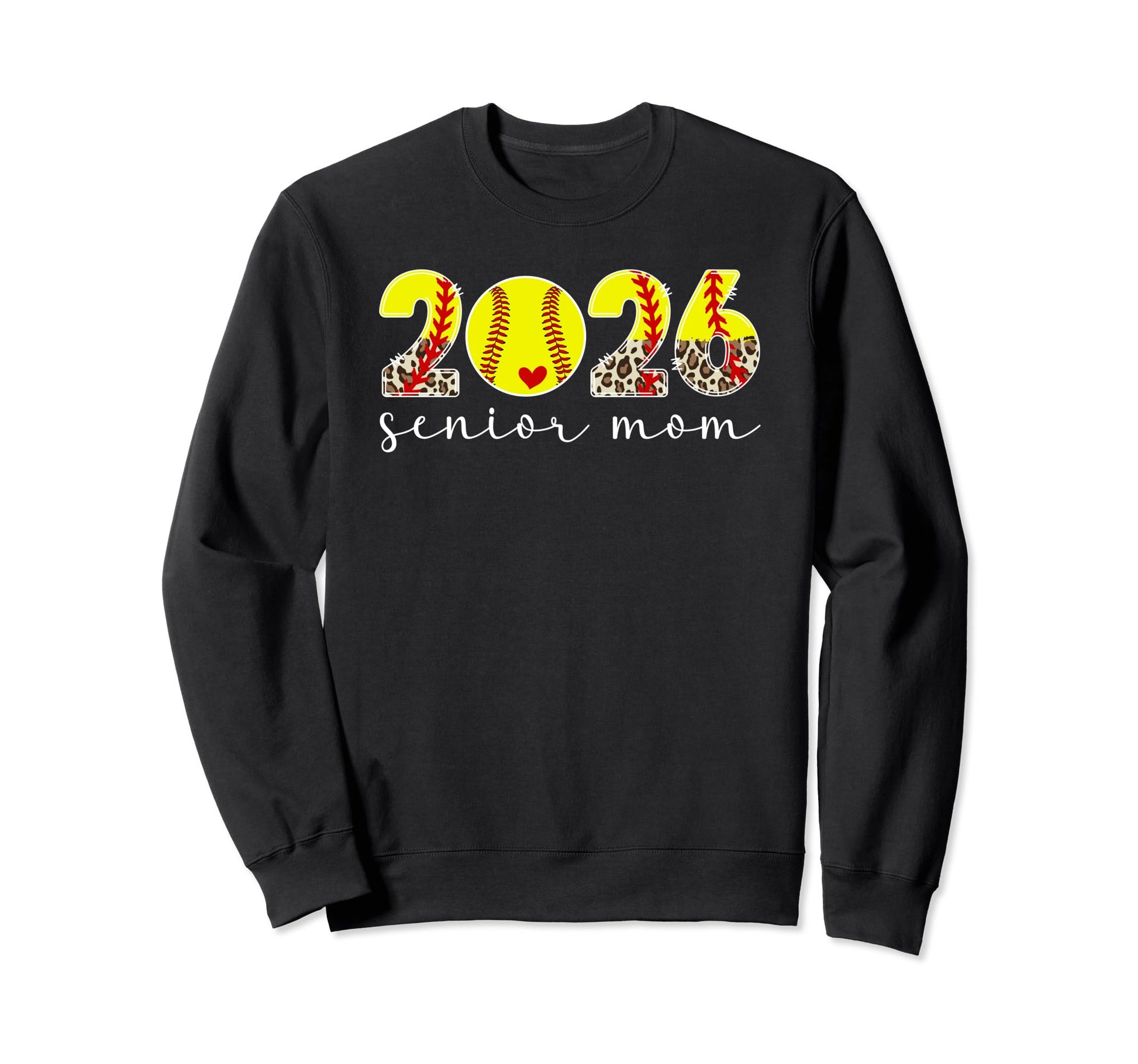 Softball Senior Mom 2026 Softball Sweatshirt - Trendy Graphic Men Women - T-Shirt, Sweatshirt, Hoodie