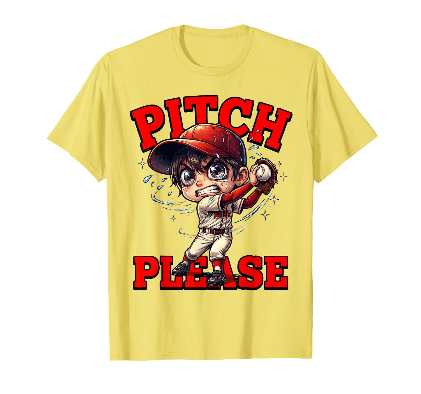 Pitch Please Funny Baseball T-Shirt - Fun Novelty Design Men Women - T-Shirt, Sweatshirt, Hoodie