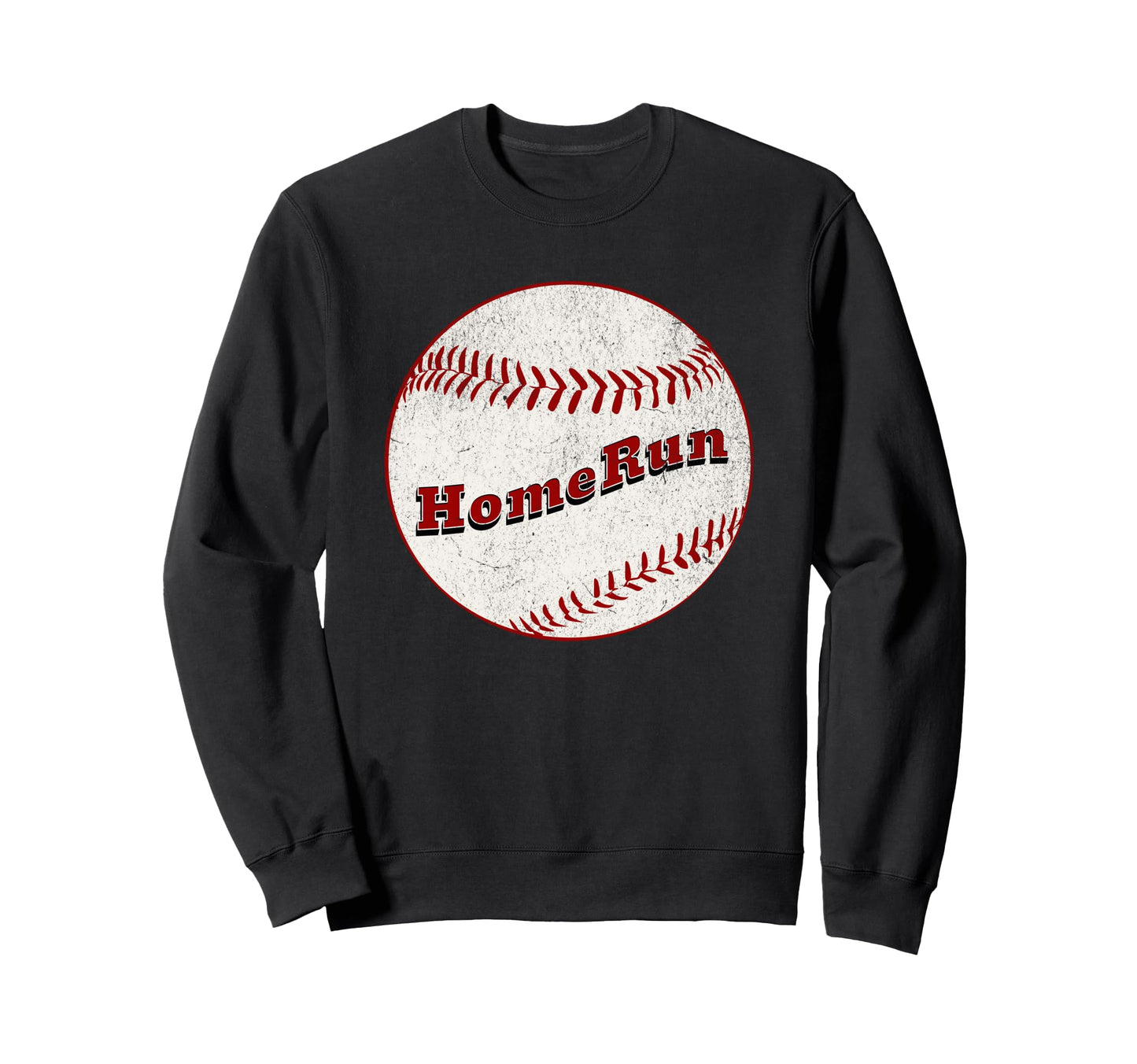Baseball Homerun Sports Fan Team Fan Sweatshirt - Graphic Print Men Women - T-Shirt, Sweatshirt, Hoodie