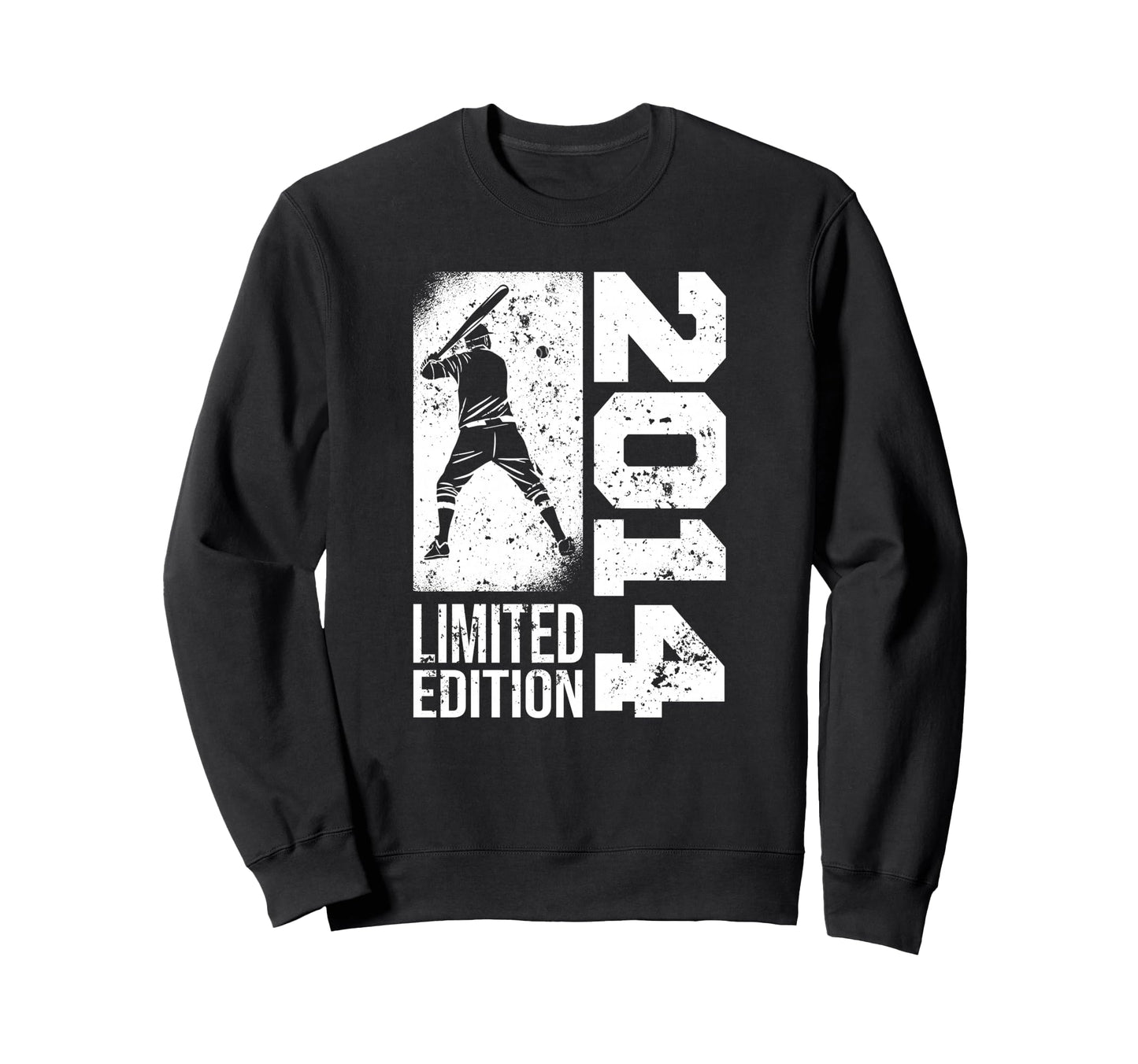 Baseball Player Born 2014 Sweatshirt - Custom Art Print for Adults - T-Shirt, Sweatshirt, Hoodie