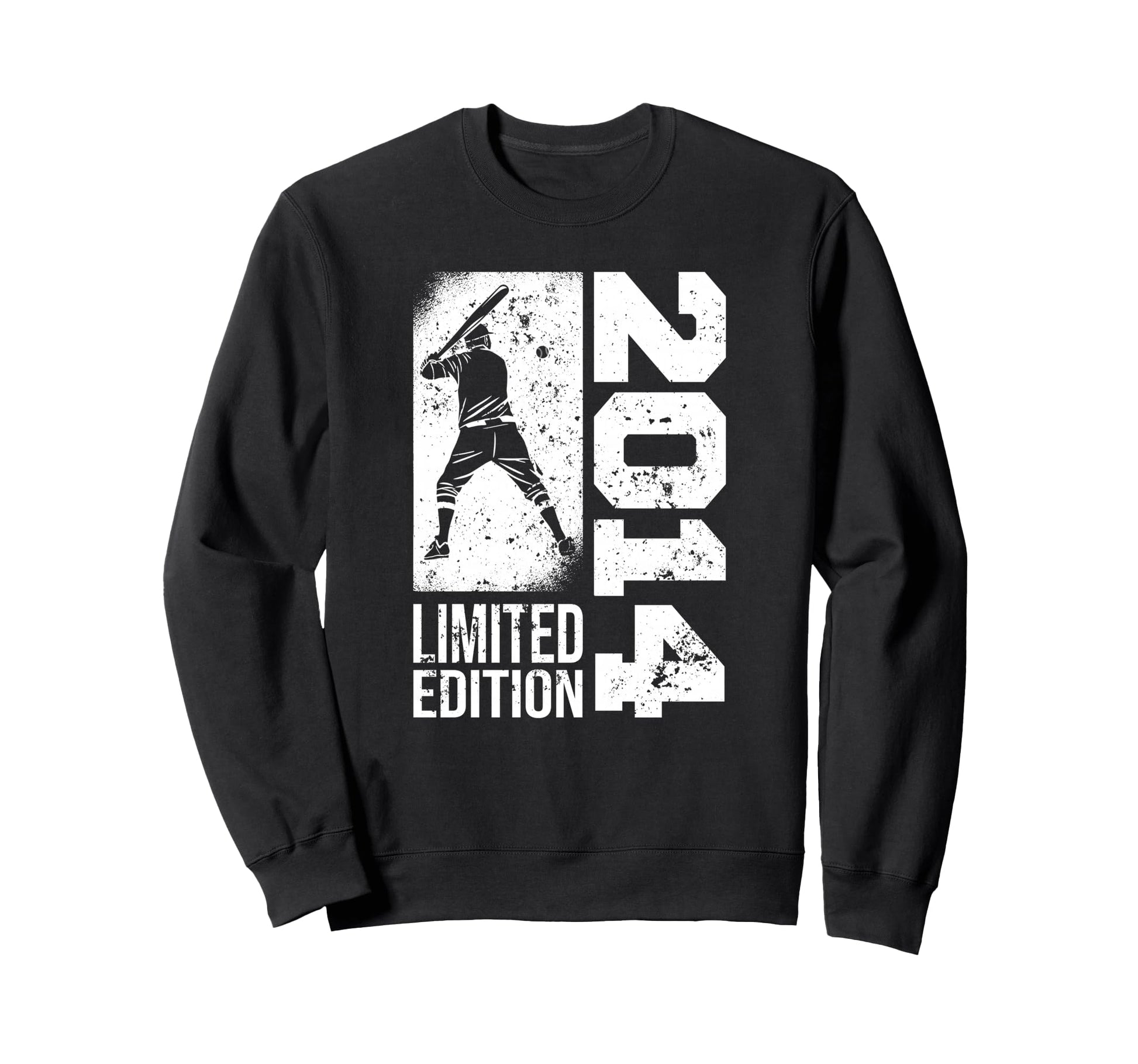 Baseball Player Born 2014 Sweatshirt - Custom Art Print for Adults - T-Shirt, Sweatshirt, Hoodie