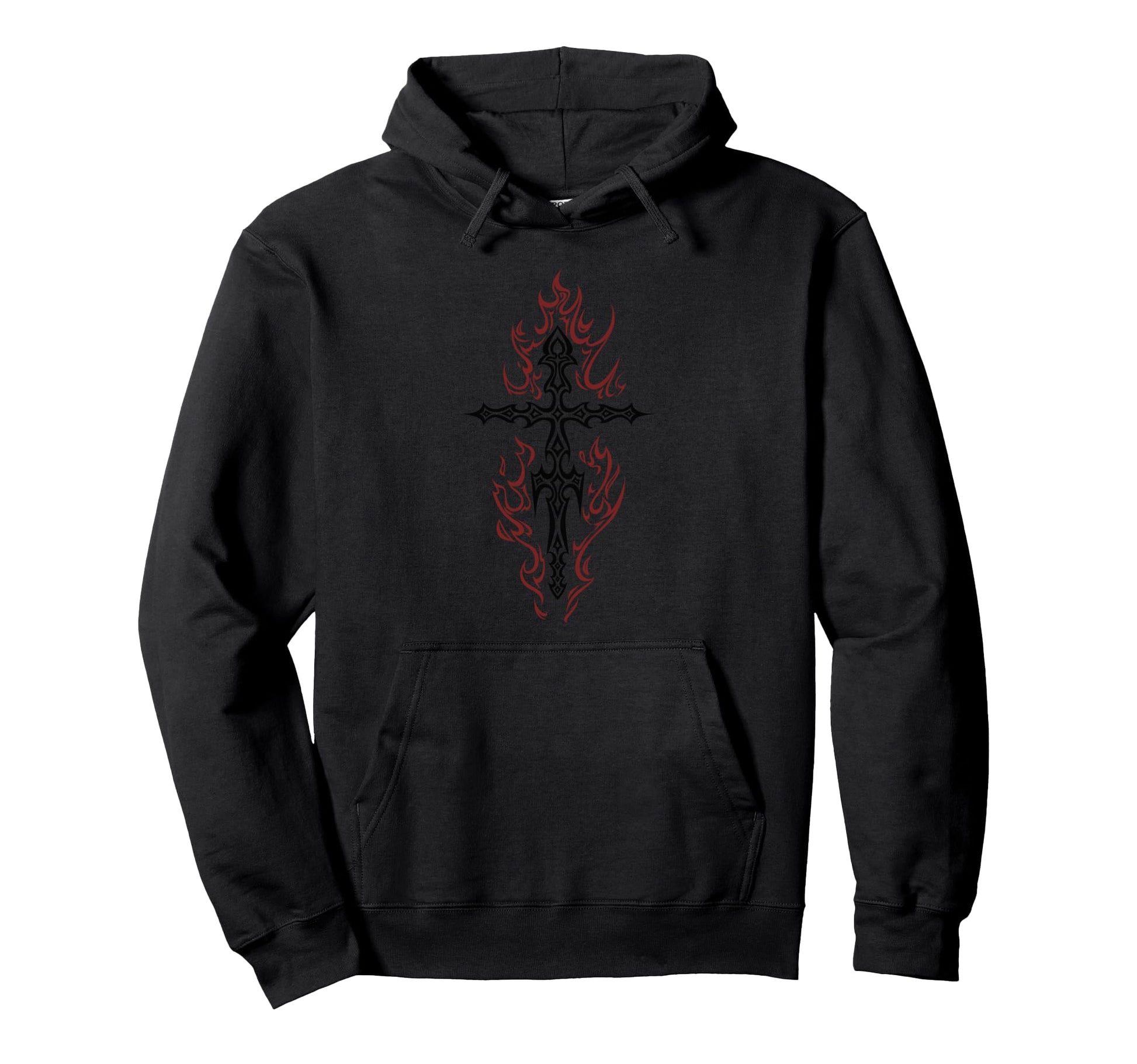 Gothic Cross Mall Y2K Trad Goth Punk Hoodie - Casual Everyday Wear Unisex - T-Shirt, Sweatshirt, Hoodie
