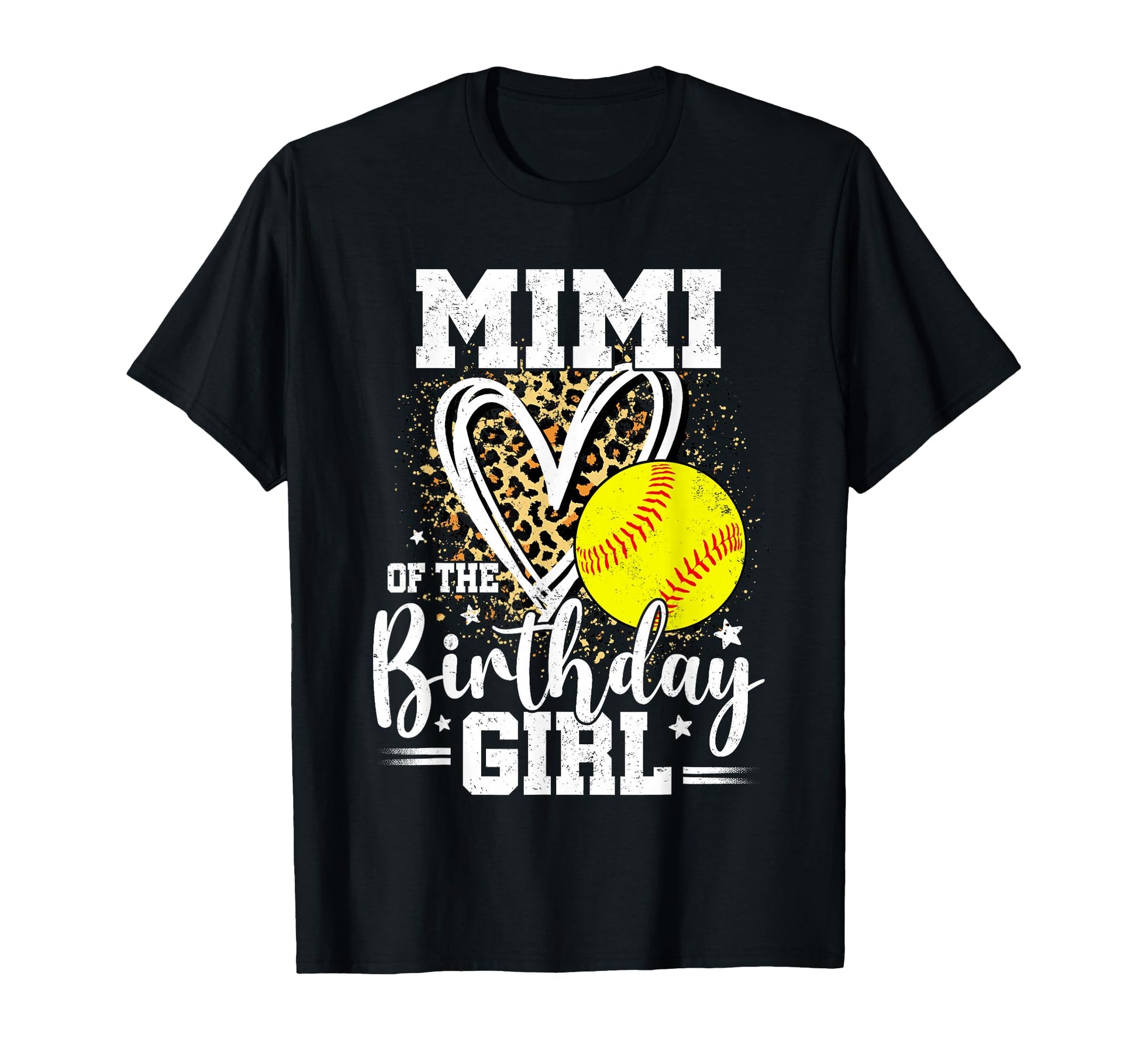 Mimi Birthday Softball Grandma T-Shirt - Fun Novelty Design Men Women - T-Shirt, Sweatshirt, Hoodie