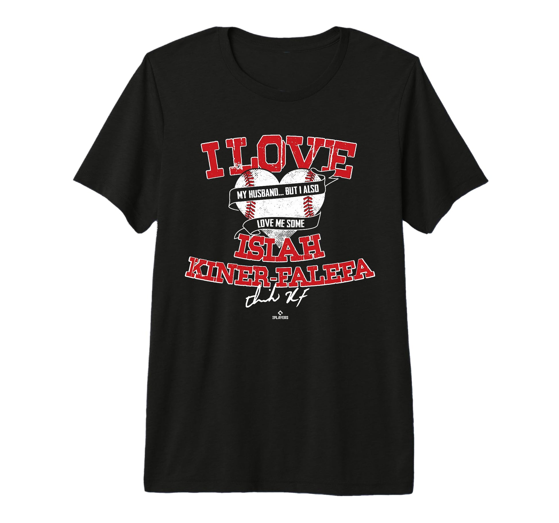 I Love Isiah Kiner Falefa Tri Blend T-Shirt - Trendy Graphic Unisex - T-Shirt, Sweatshirt, Hoodie
