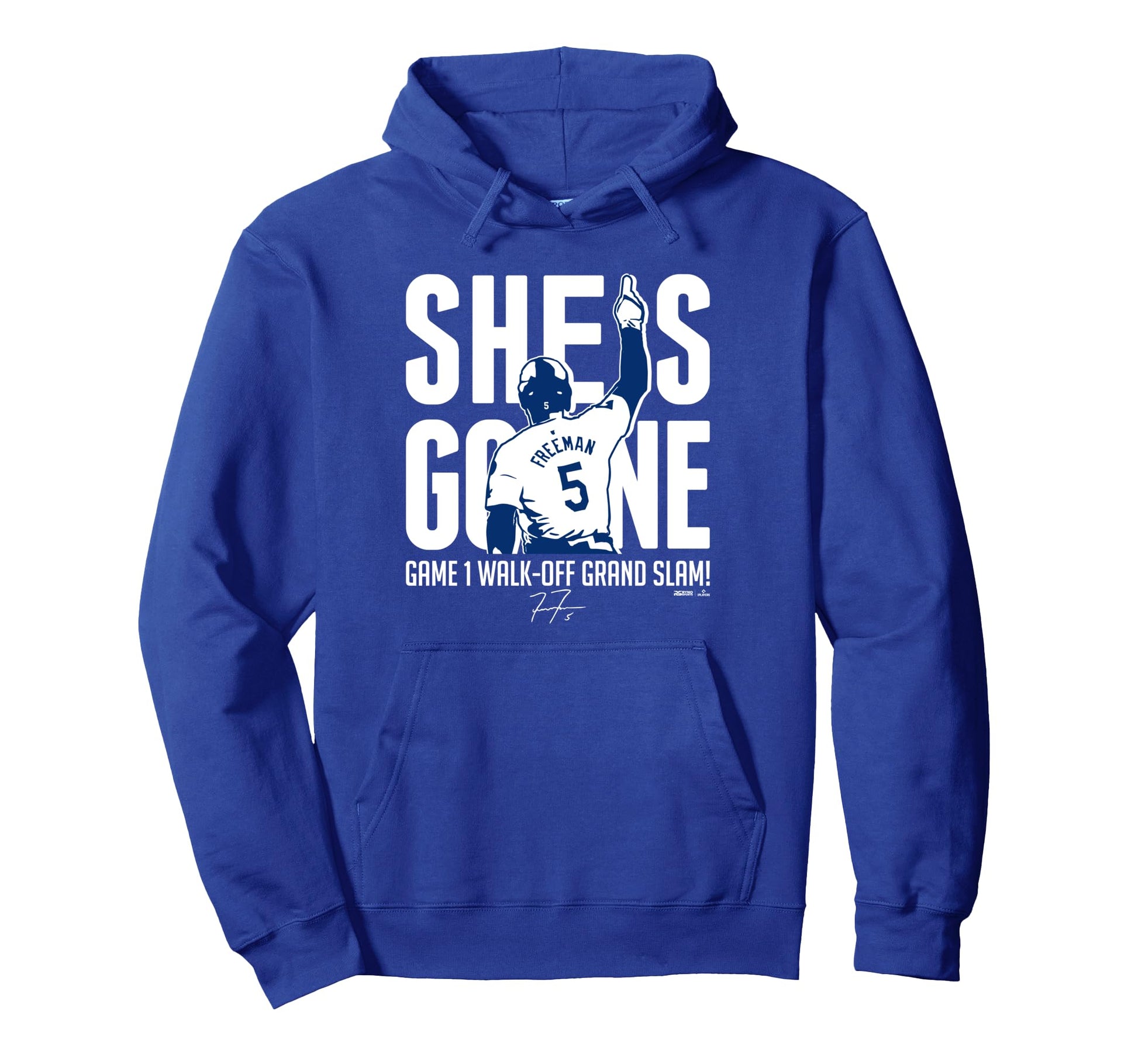 Freddie Freeman She Is Gone Walk Off Hoodie - Custom Art Print Unisex - T-Shirt, Sweatshirt, Hoodie