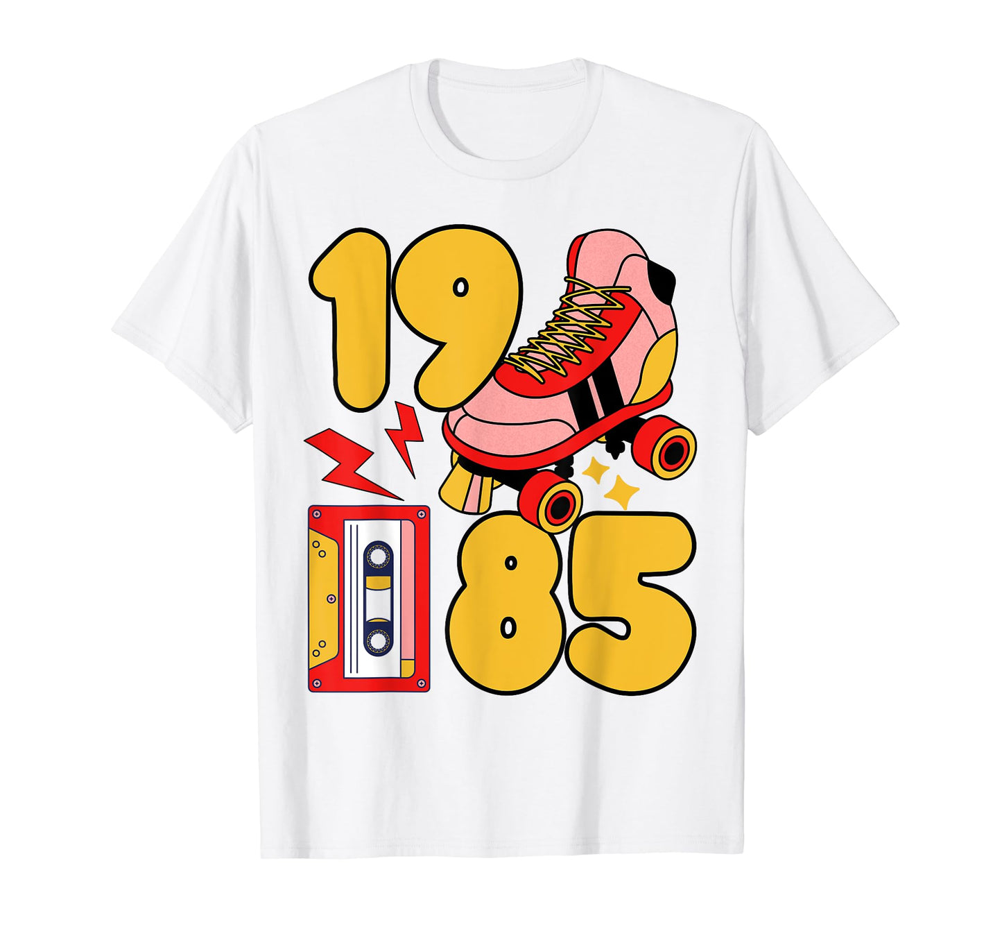 Old School 80S Vibes 1985 Hip Hop Roller T-Shirt - Custom Art Print Unisex - T-Shirt, Sweatshirt, Hoodie