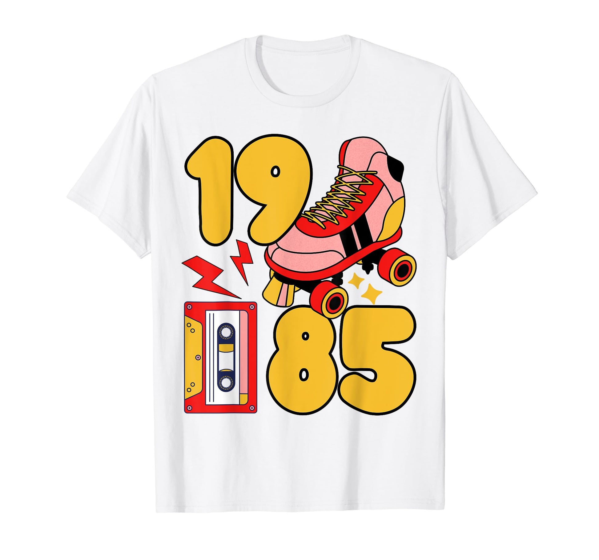 Old School 80S Vibes 1985 Hip Hop Roller T-Shirt - Custom Art Print Unisex - T-Shirt, Sweatshirt, Hoodie