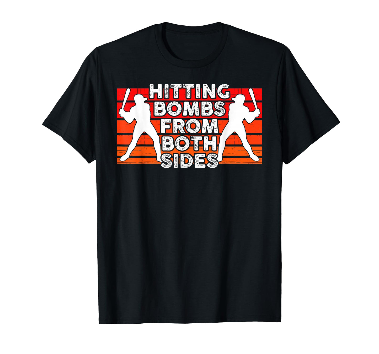 Baseball Hitting Home Run Bomb T-Shirt - Minimalist Print for Adults - T-Shirt, Sweatshirt, Hoodie