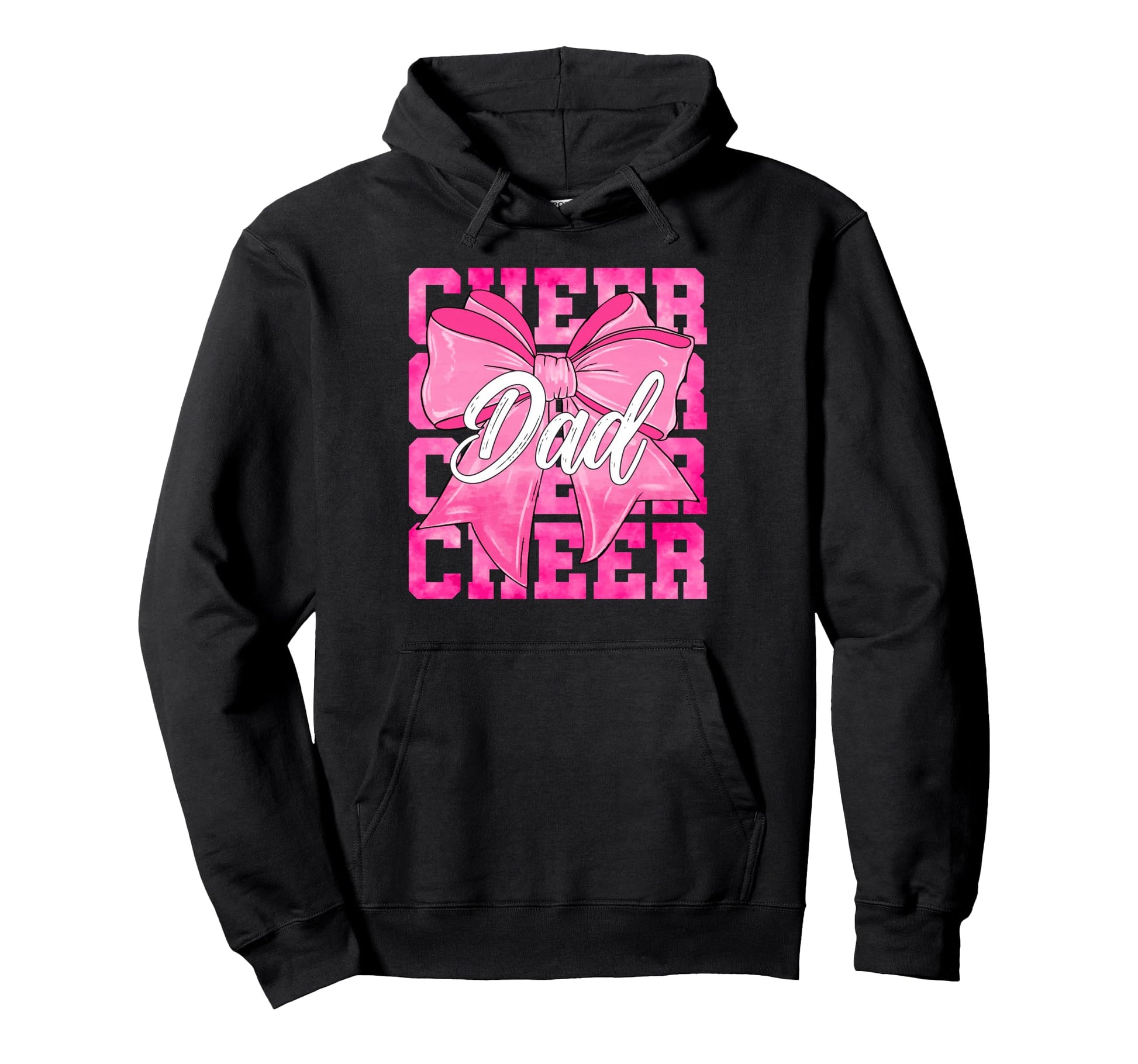 Cheer Dad Funny Fathers Day Coquette Hoodie - Streetwear Style for Adults - T-Shirt, Sweatshirt, Hoodie