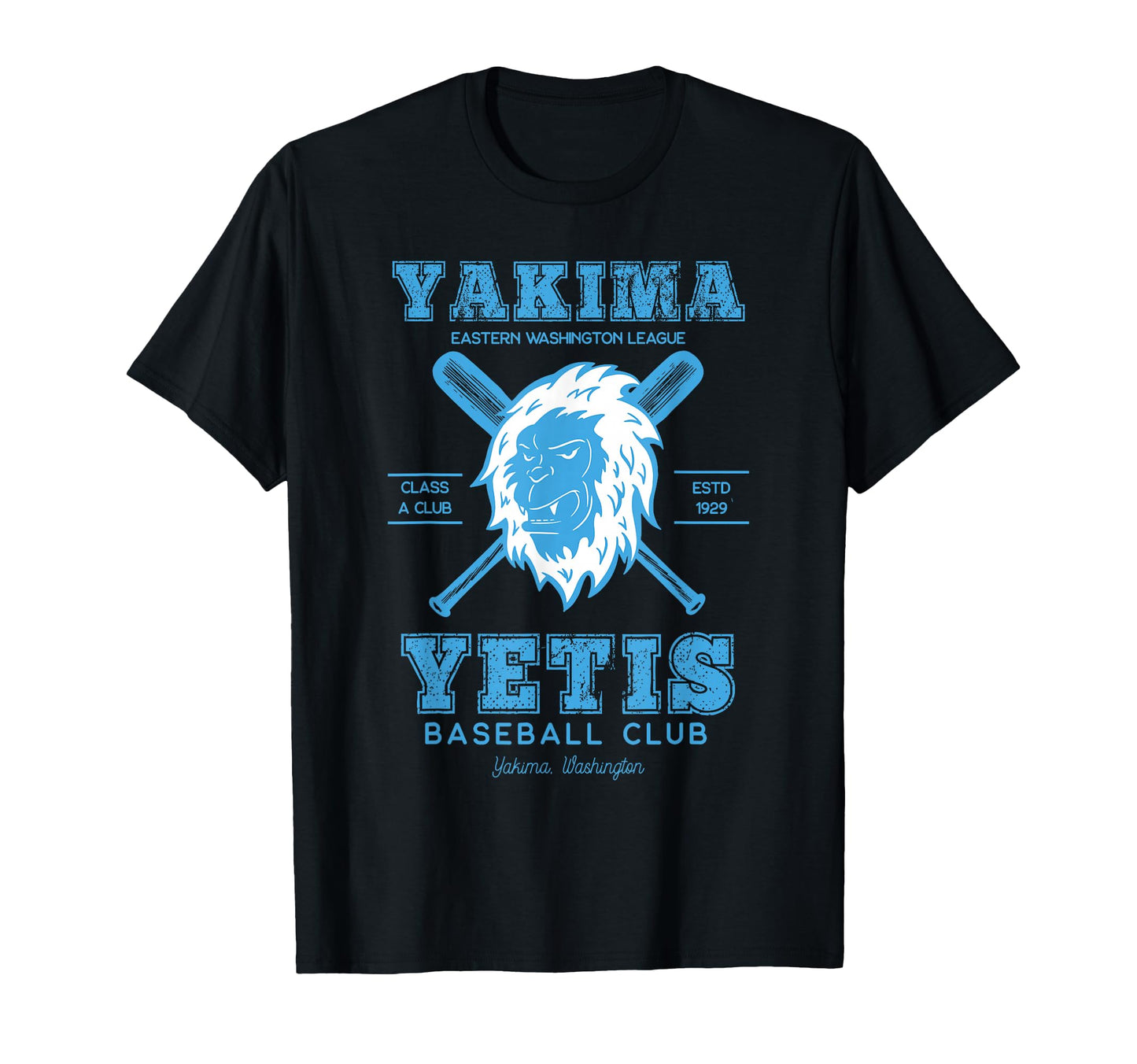 Yakima Yetis Minor League Baseball Team T-Shirt - Fun Novelty Design Unisex - T-Shirt, Sweatshirt, Hoodie