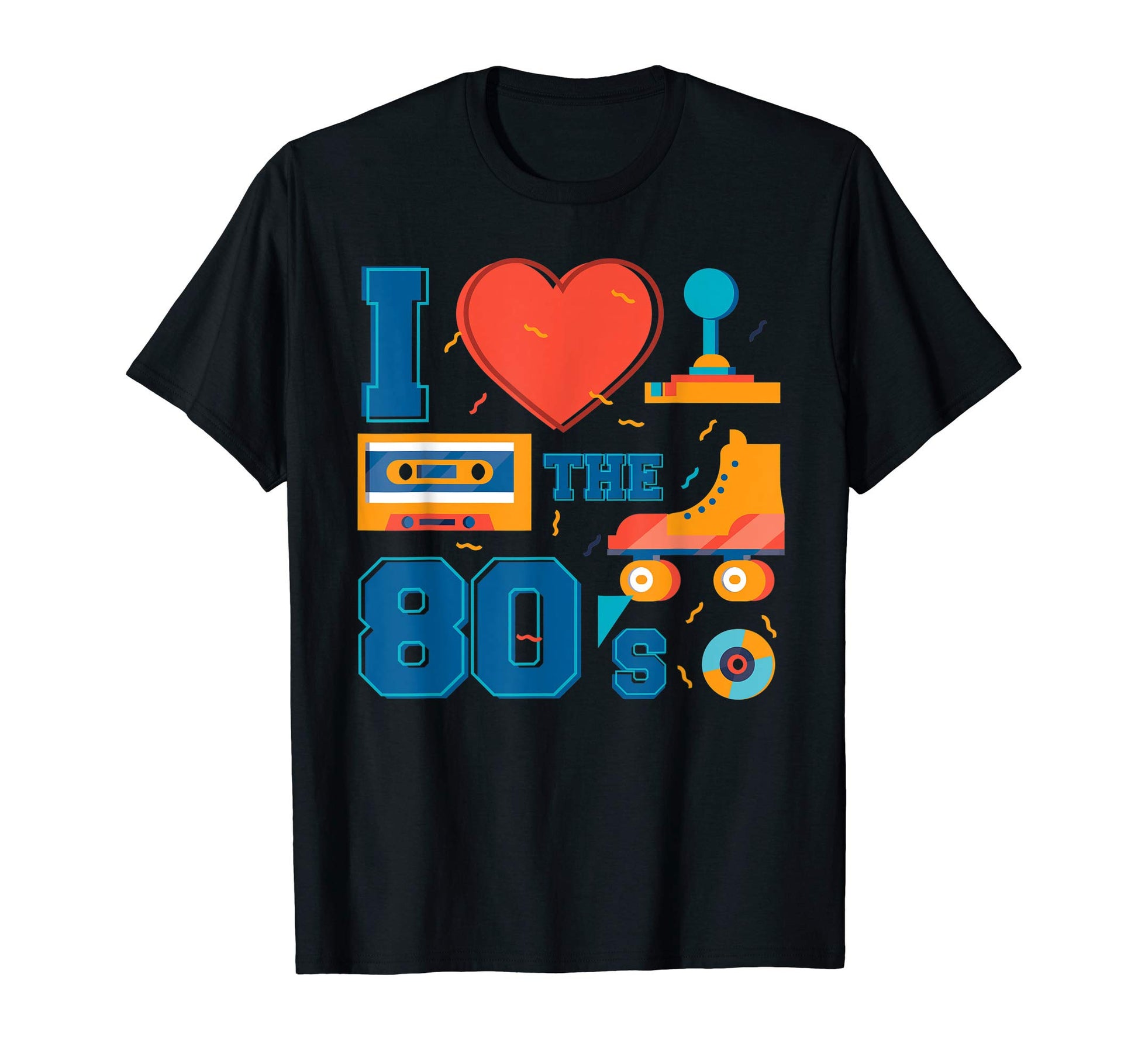 80S I Love Eighties Roller Skate T-Shirt - Aesthetic Graphic for Adults - T-Shirt, Sweatshirt, Hoodie