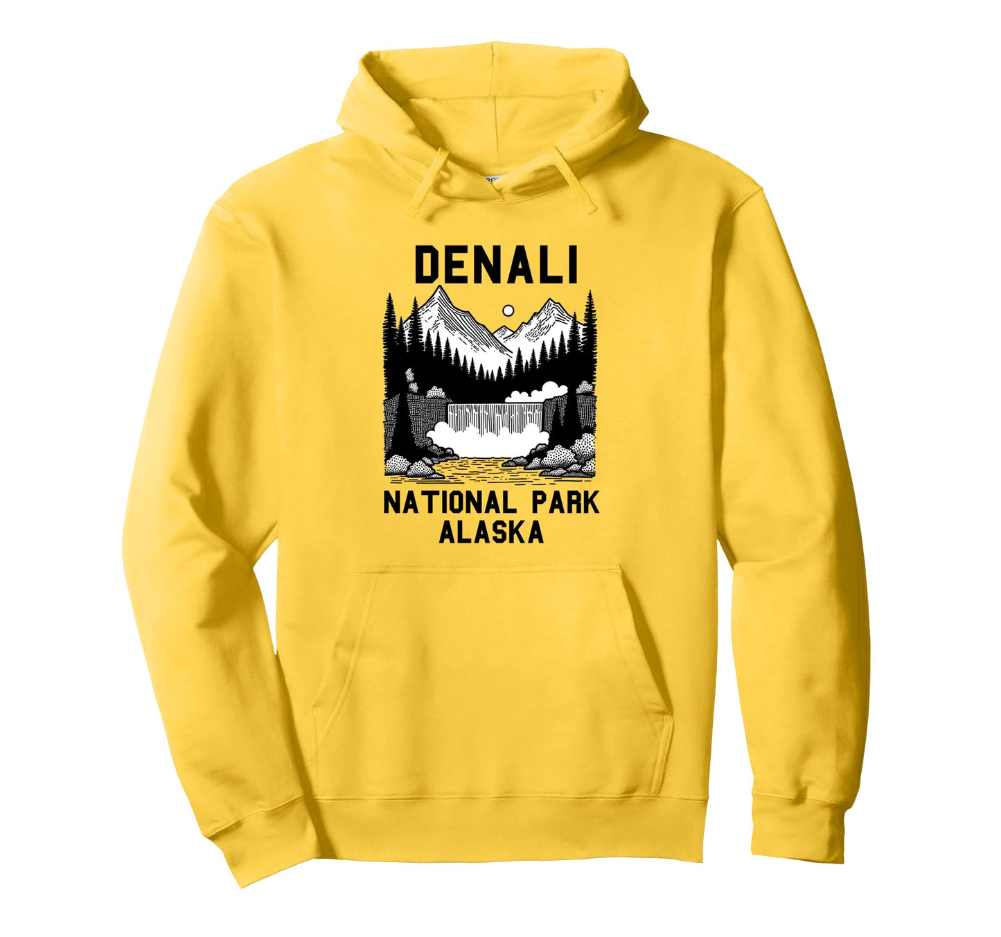 Denali National Park Souvenir Alaska Hoodie - Casual Everyday Wear Unisex - T-Shirt, Sweatshirt, Hoodie
