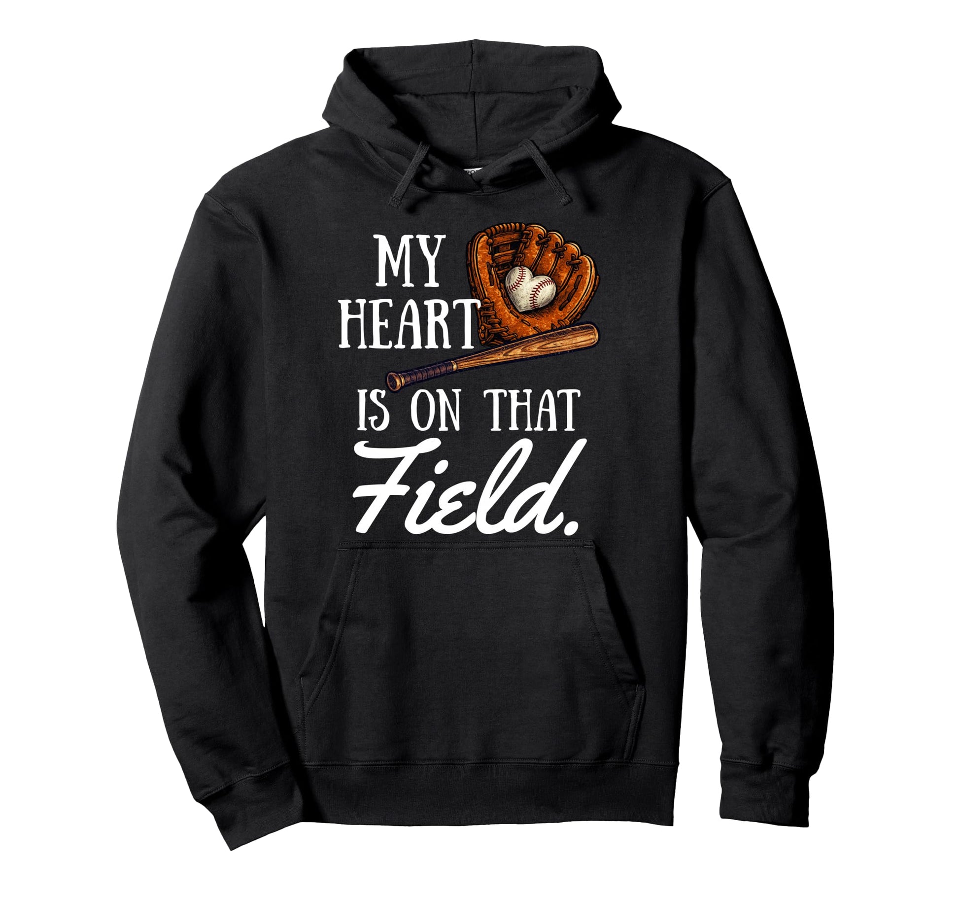 My Heart Is That Field Mothers Day Hoodie - Graphic Print Men Women - T-Shirt, Sweatshirt, Hoodie