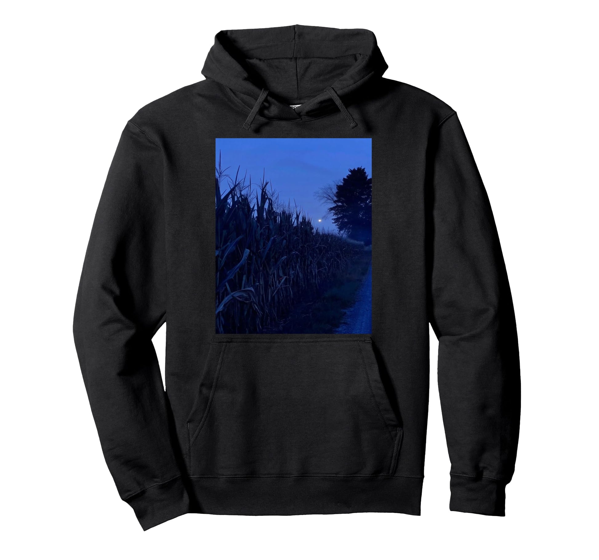 Midwest Gothic Aesthetic Rural Hoodie - Minimalist Print for Adults - T-Shirt, Sweatshirt, Hoodie