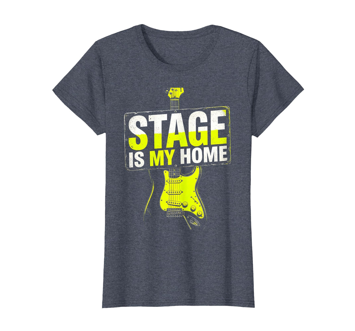 Stage Is My Home Rock And Roll T-Shirt - Casual Everyday Wear for Adults - T-Shirt, Sweatshirt, Hoodie