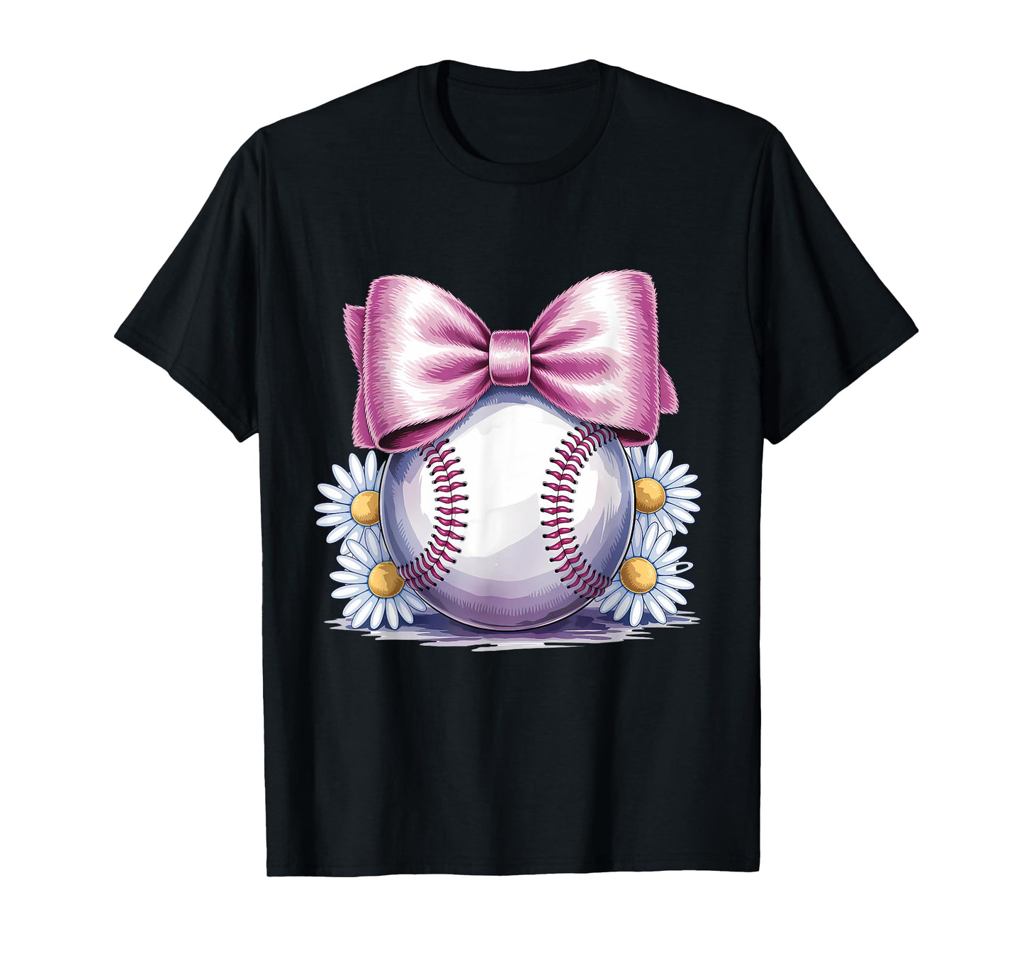 Baseball Coquette Bow Baseball Player T-Shirt - Trendy Graphic Unisex - T-Shirt, Sweatshirt, Hoodie