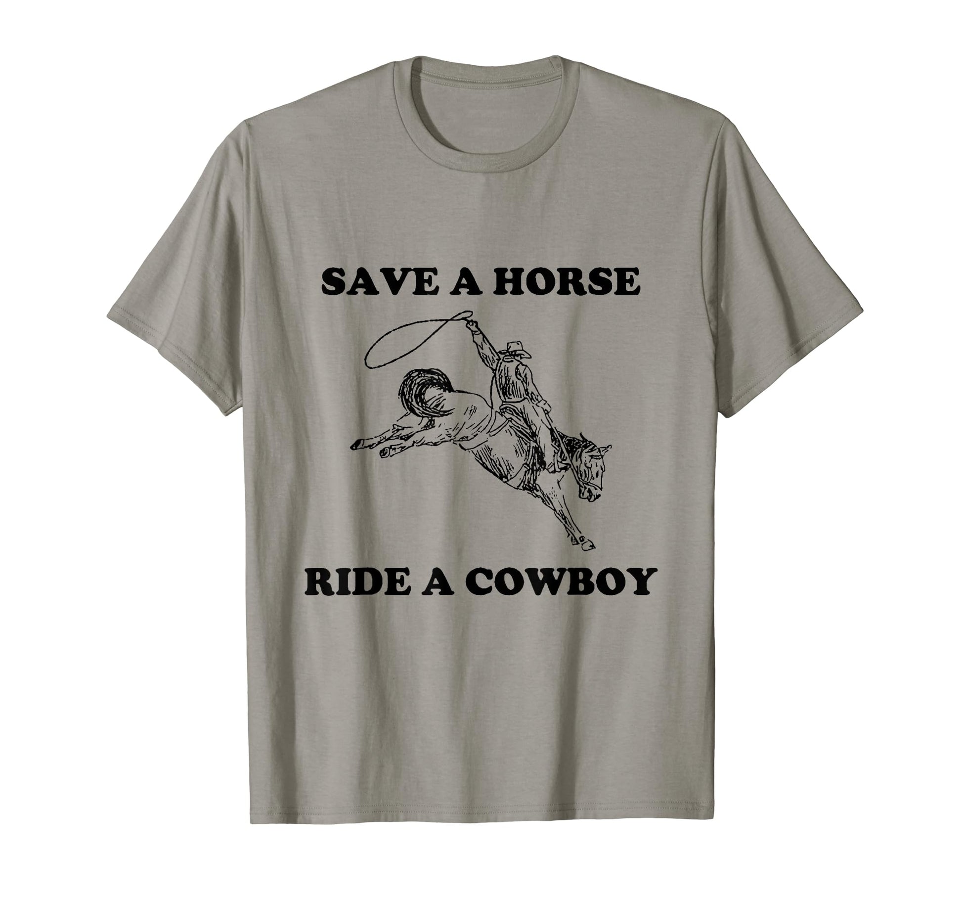 Save Horse Ride Cowboy 90S Western T-Shirt - Trendy Graphic for Adults - T-Shirt, Sweatshirt, Hoodie
