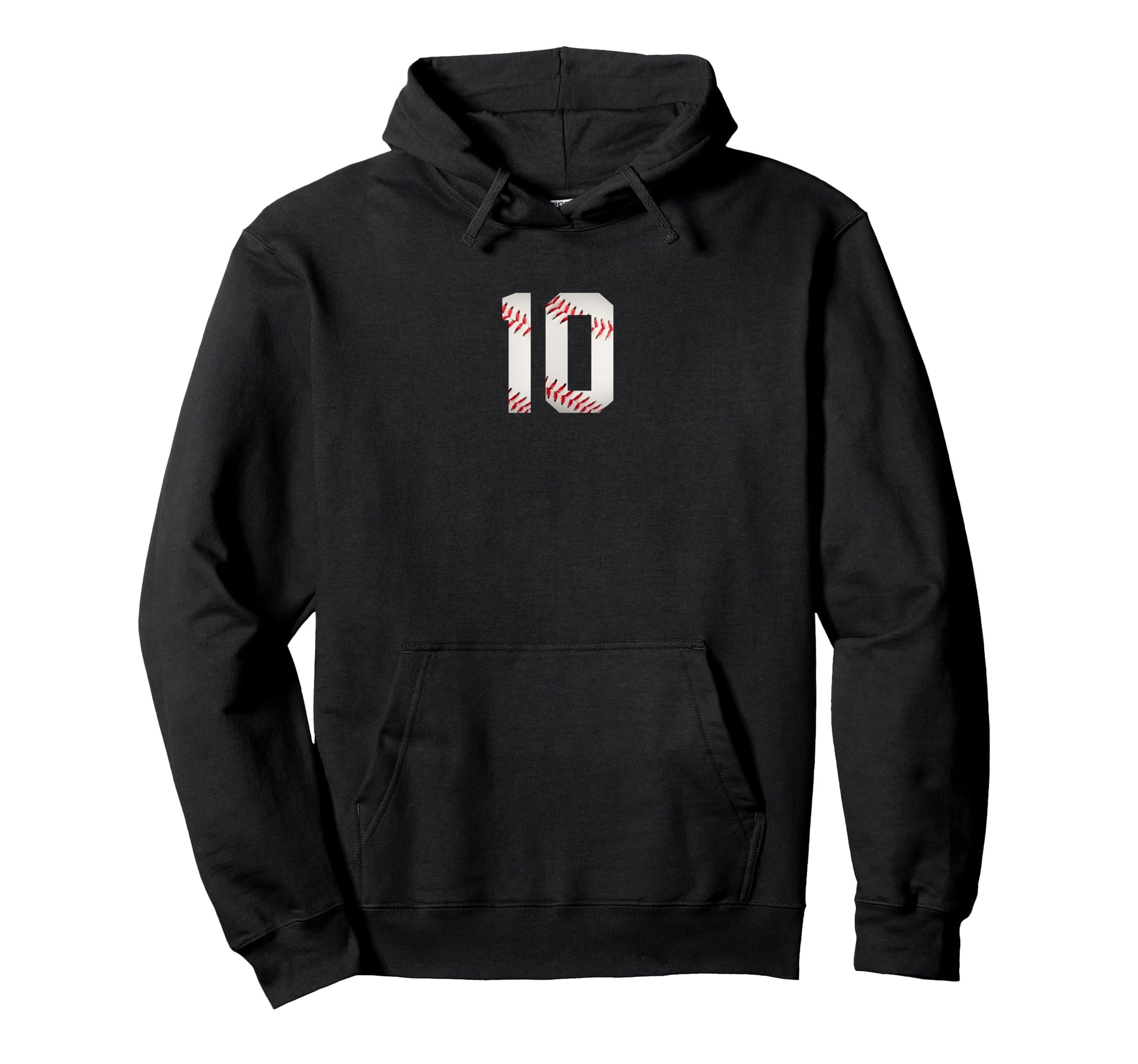 Number 10 Minimalist Birthday Hoodie - Casual Everyday Wear for Adults - T-Shirt, Sweatshirt, Hoodie