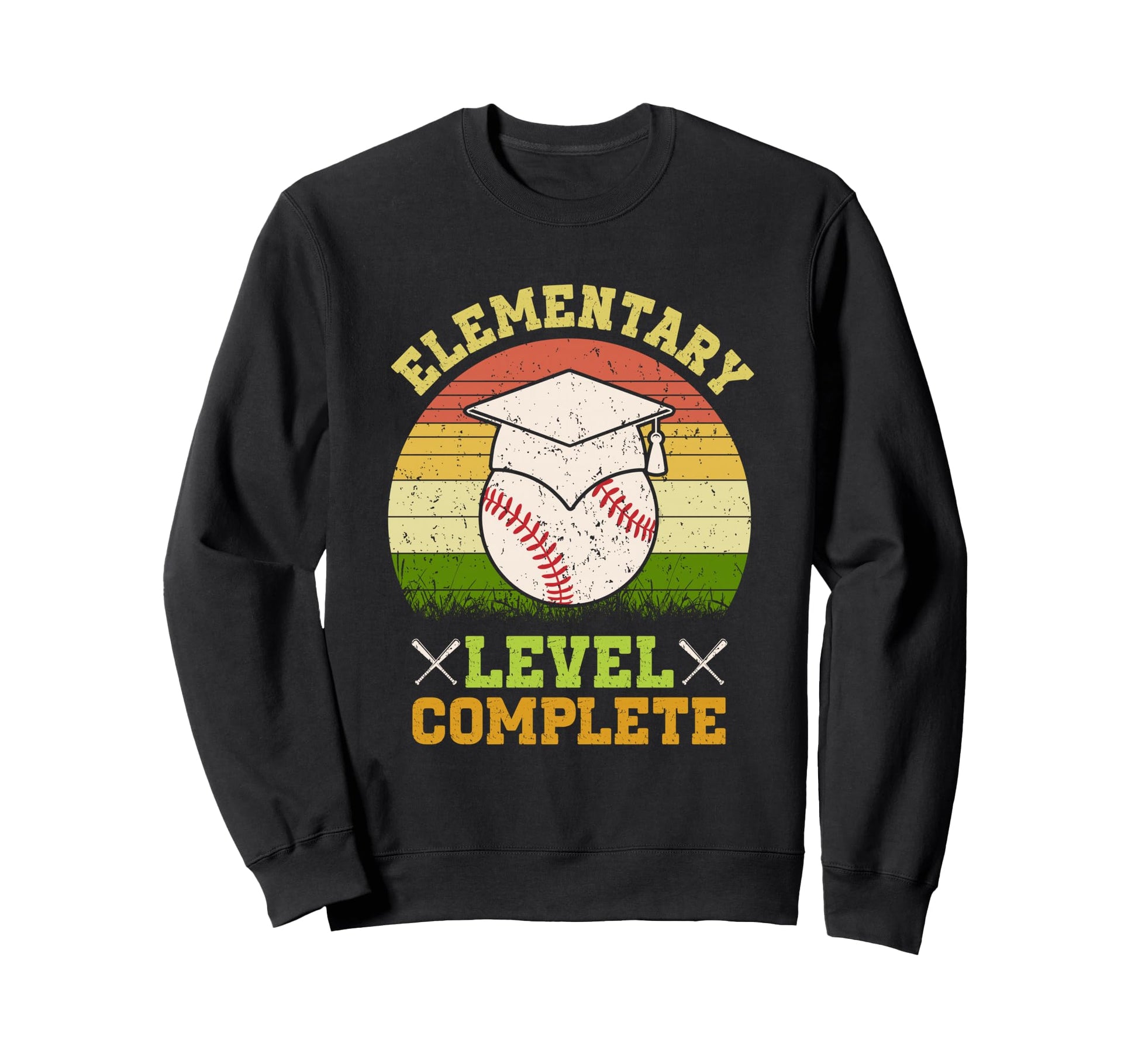 Elementary Level Complete Sweatshirt - Aesthetic Graphic for Adults - T-Shirt, Sweatshirt, Hoodie