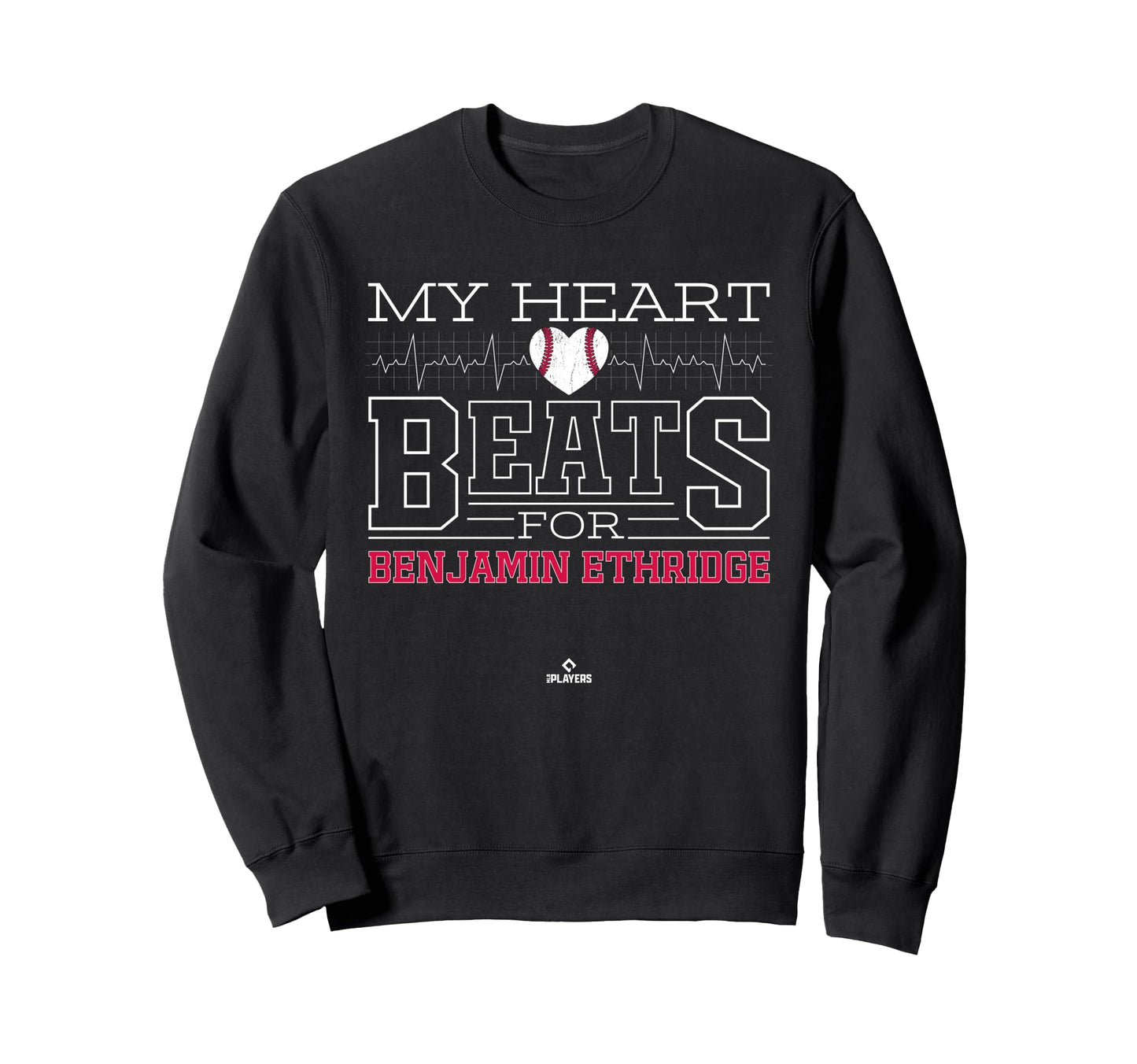 My Heart Beats Benjamin Ethridge Sweatshirt - Trendy Graphic for Adults - T-Shirt, Sweatshirt, Hoodie