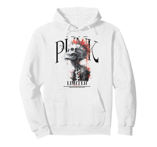 Aesthetic Streetwear Skull Hoodie - Custom Art Print Men Women - T-Shirt, Sweatshirt, Hoodie