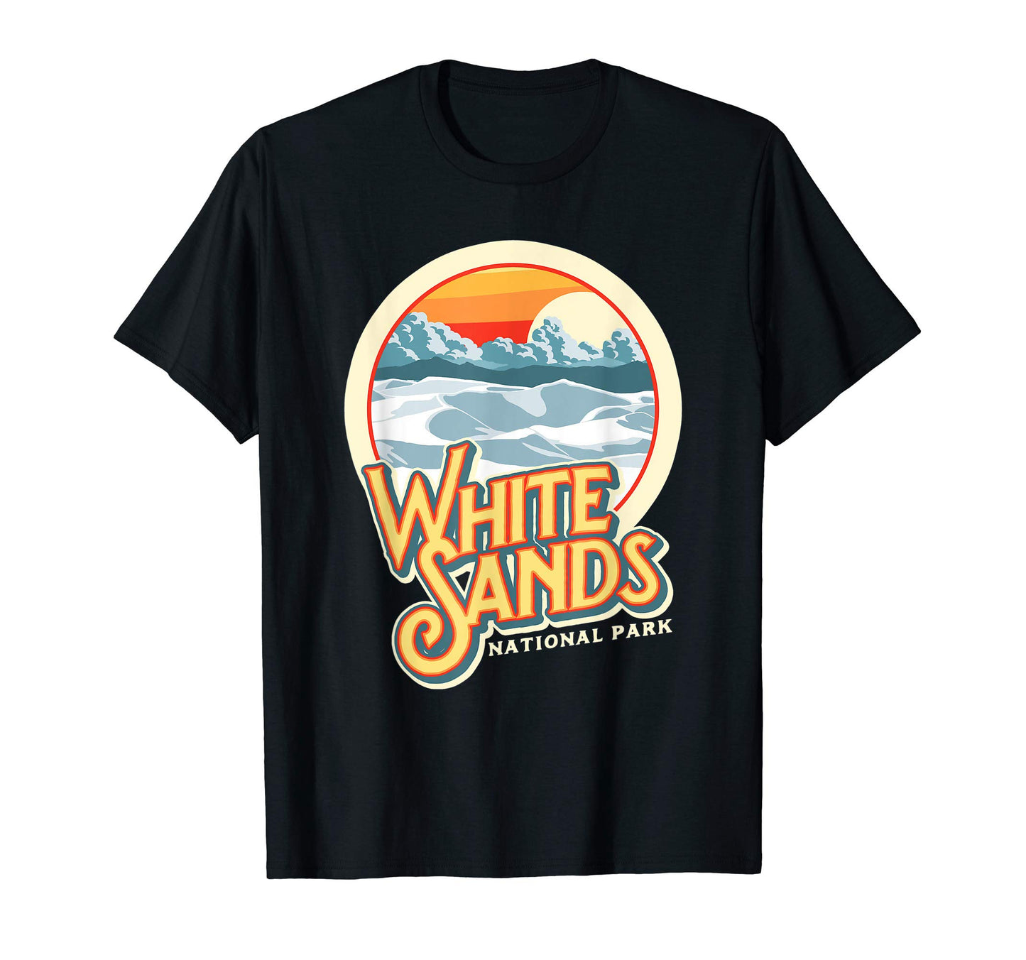 White Sand National Park Vibe Eighties T-Shirt - Fun Novelty Design Unisex - T-Shirt, Sweatshirt, Hoodie