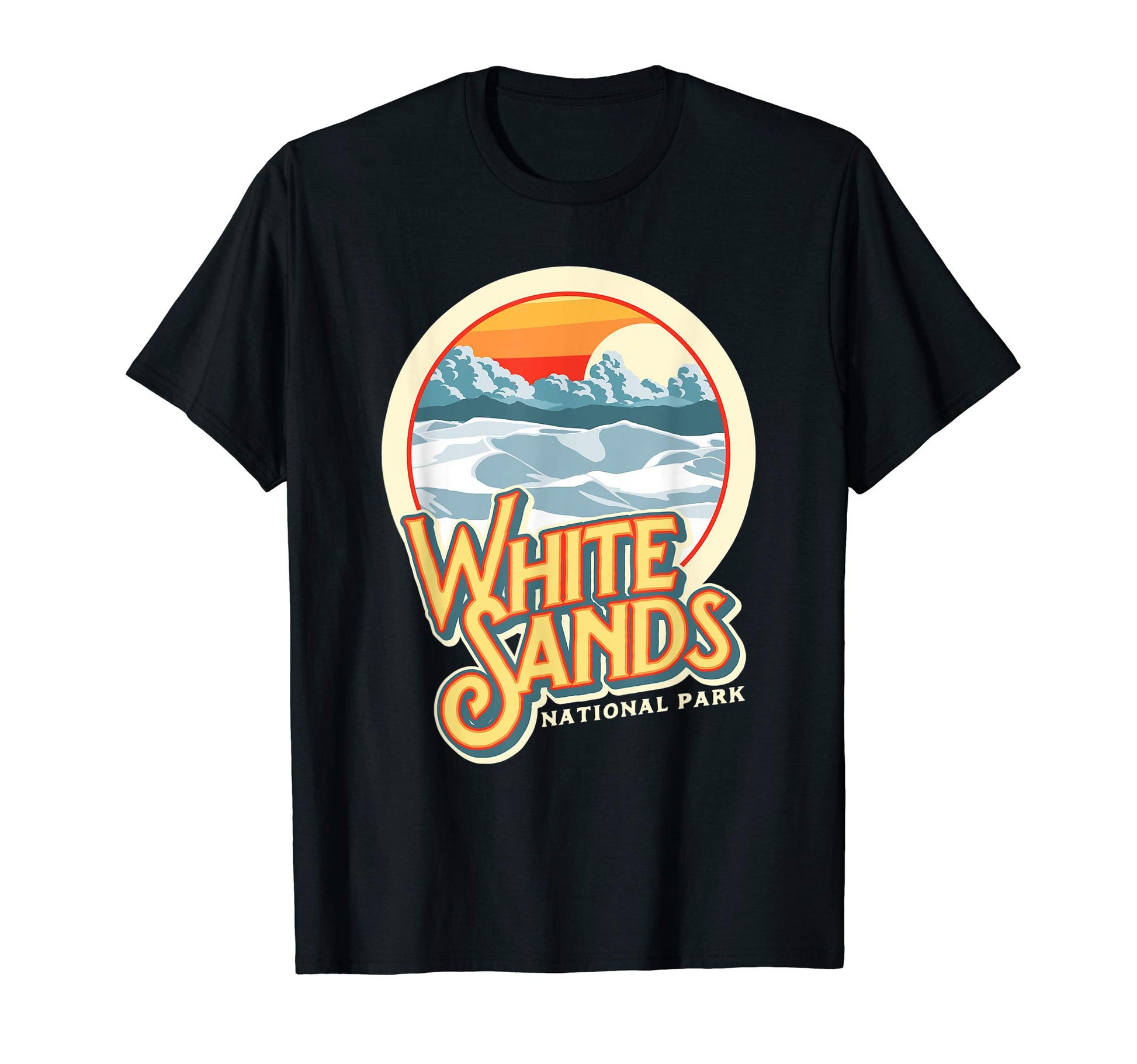 White Sand National Park Vibe Eighties T-Shirt - Fun Novelty Design Unisex - T-Shirt, Sweatshirt, Hoodie