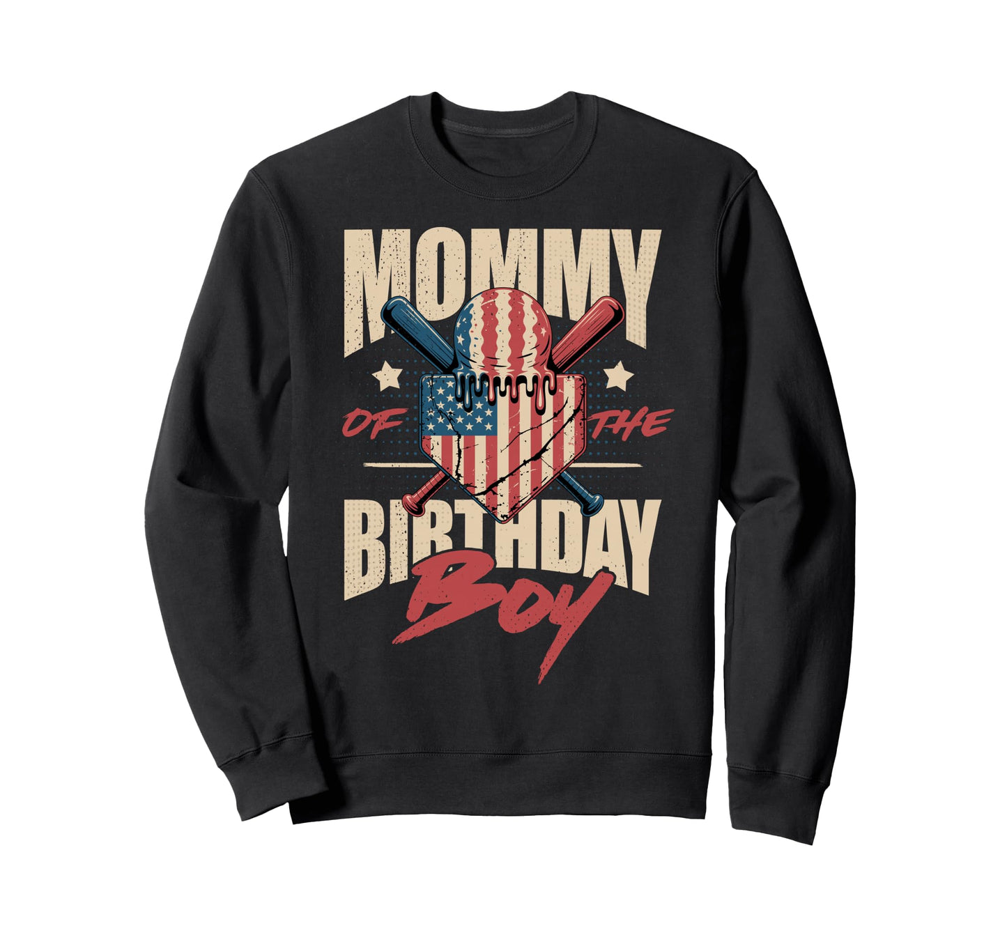 Mommy Birthday Matching Baseball Sweatshirt - Streetwear Style Unisex - T-Shirt, Sweatshirt, Hoodie