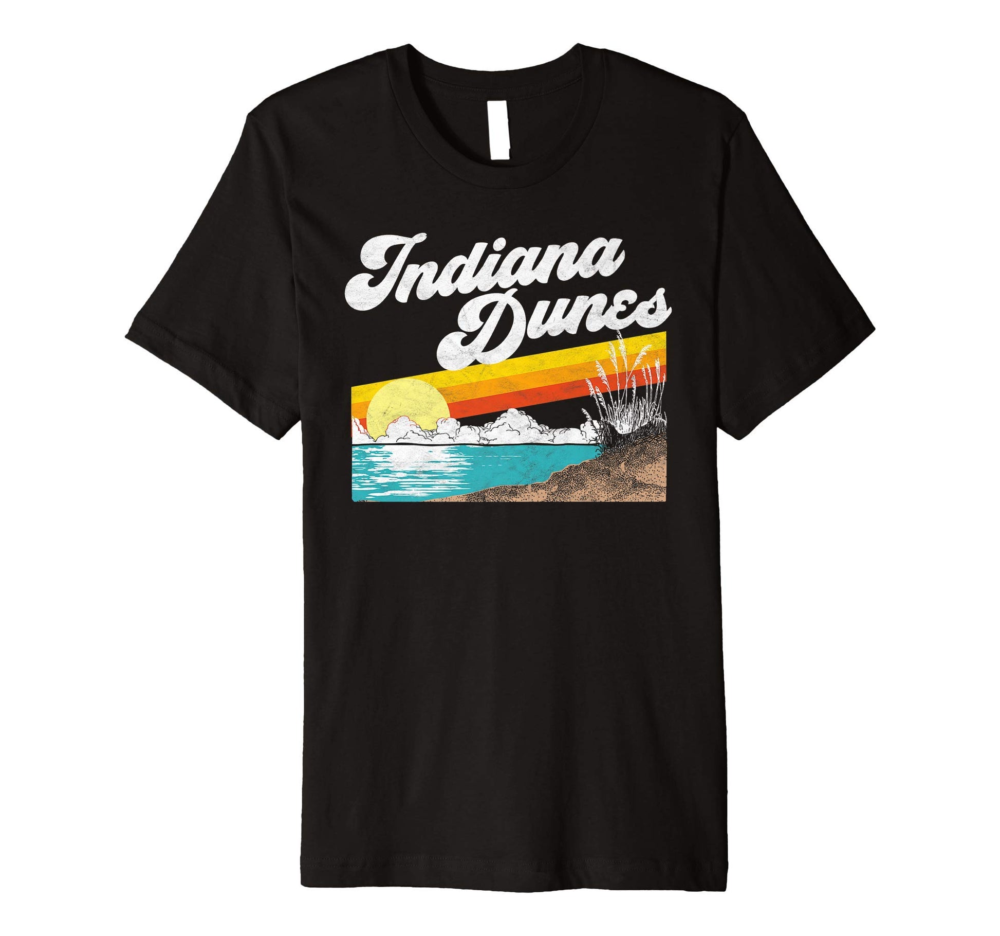 Indiana Dunes National Park 80S T-Shirt - Unique Graphic Men Women - T-Shirt, Sweatshirt, Hoodie