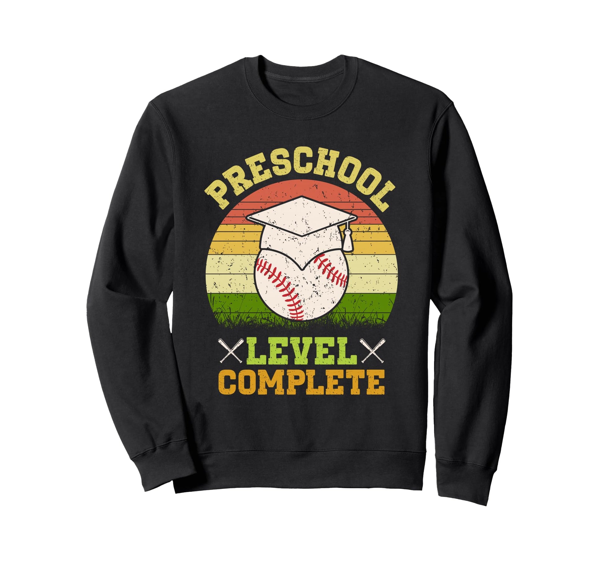 Preschool Level Complete Baseball Sweatshirt - Streetwear Style for Adults - T-Shirt, Sweatshirt, Hoodie