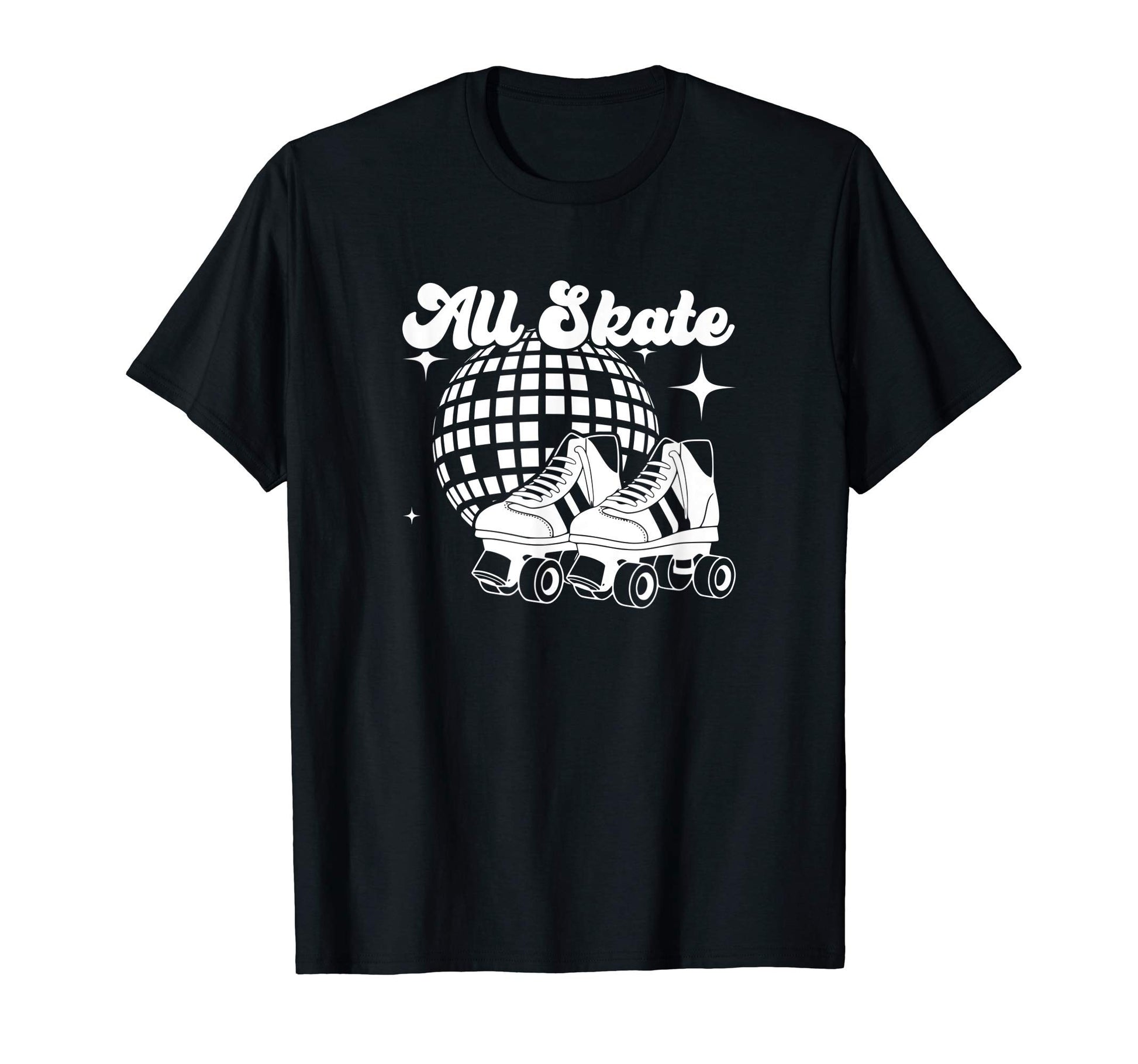 All Skate 70S Disco Roller Skating T-Shirt - Minimalist Print Men Women - T-Shirt, Sweatshirt, Hoodie