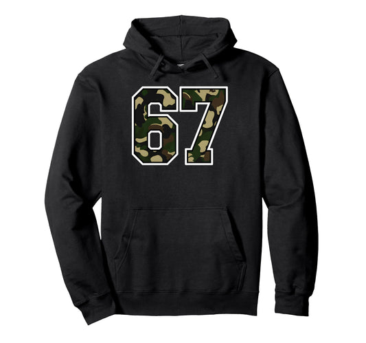 Baseball Ice Cream Drip 67 Camo Six Hoodie - Novelty Apparel for Adults - T-Shirt, Sweatshirt, Hoodie