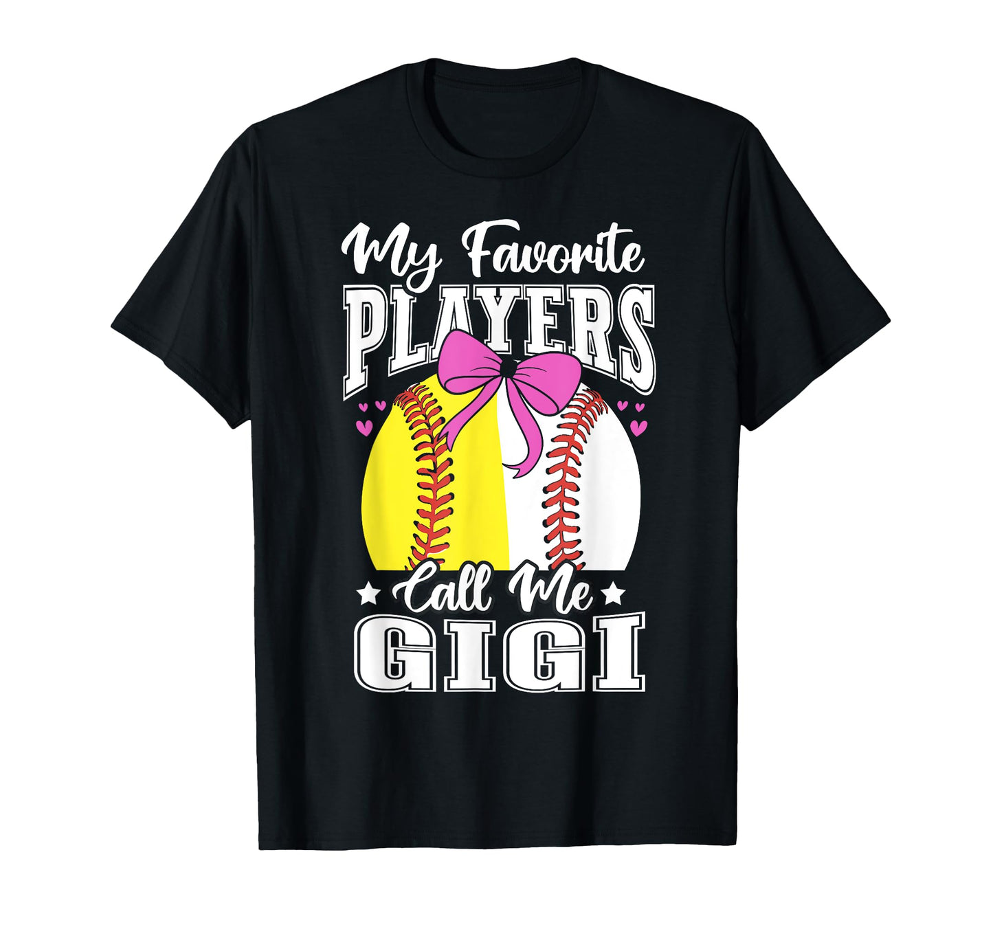 Baseball Grandma Favorite Softball T-Shirt - Graphic Print Men Women - T-Shirt, Sweatshirt, Hoodie