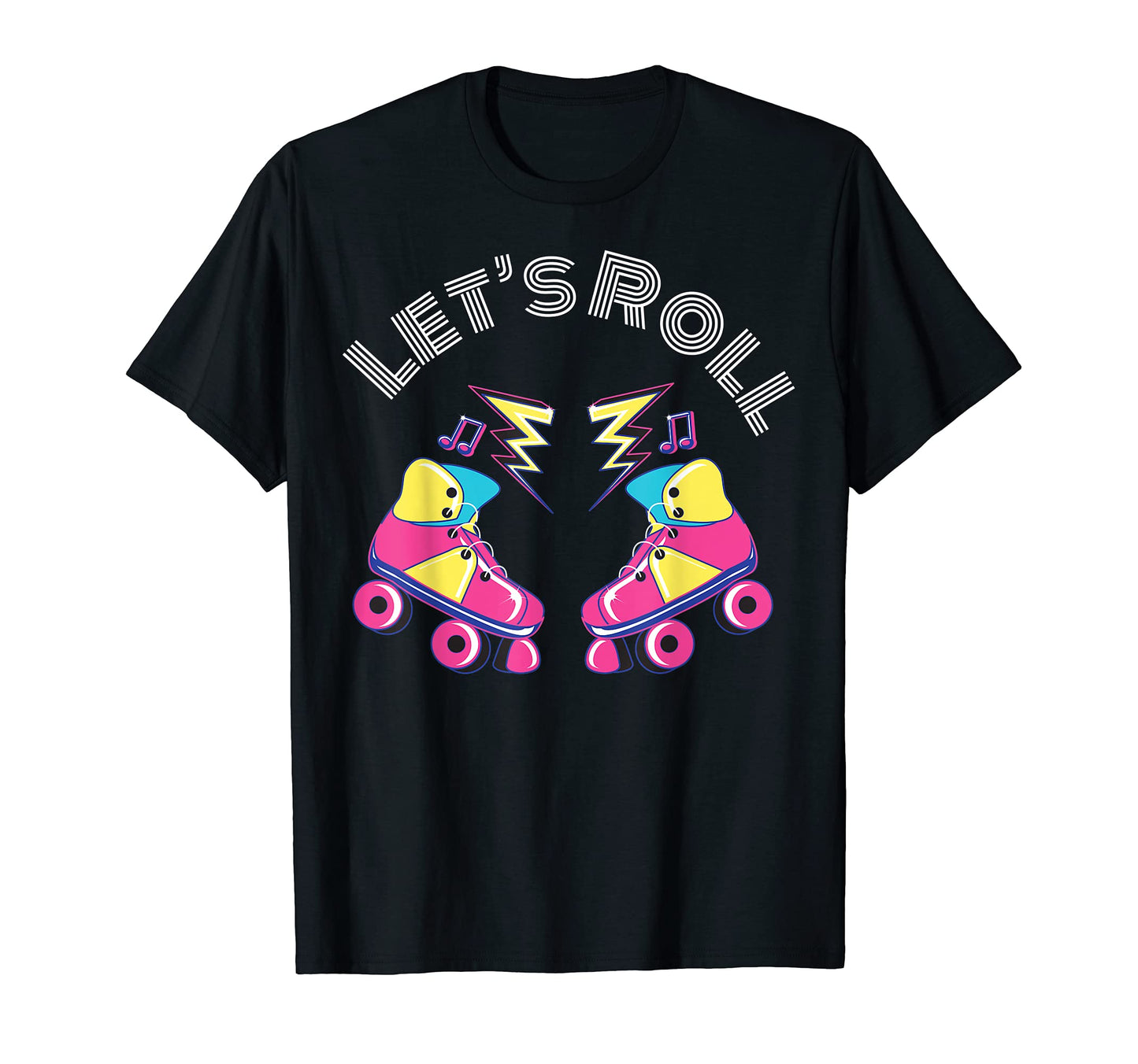 Roller Skating Skater Skate 70S 80S T-Shirt - Minimalist Print for Adults - T-Shirt, Sweatshirt, Hoodie