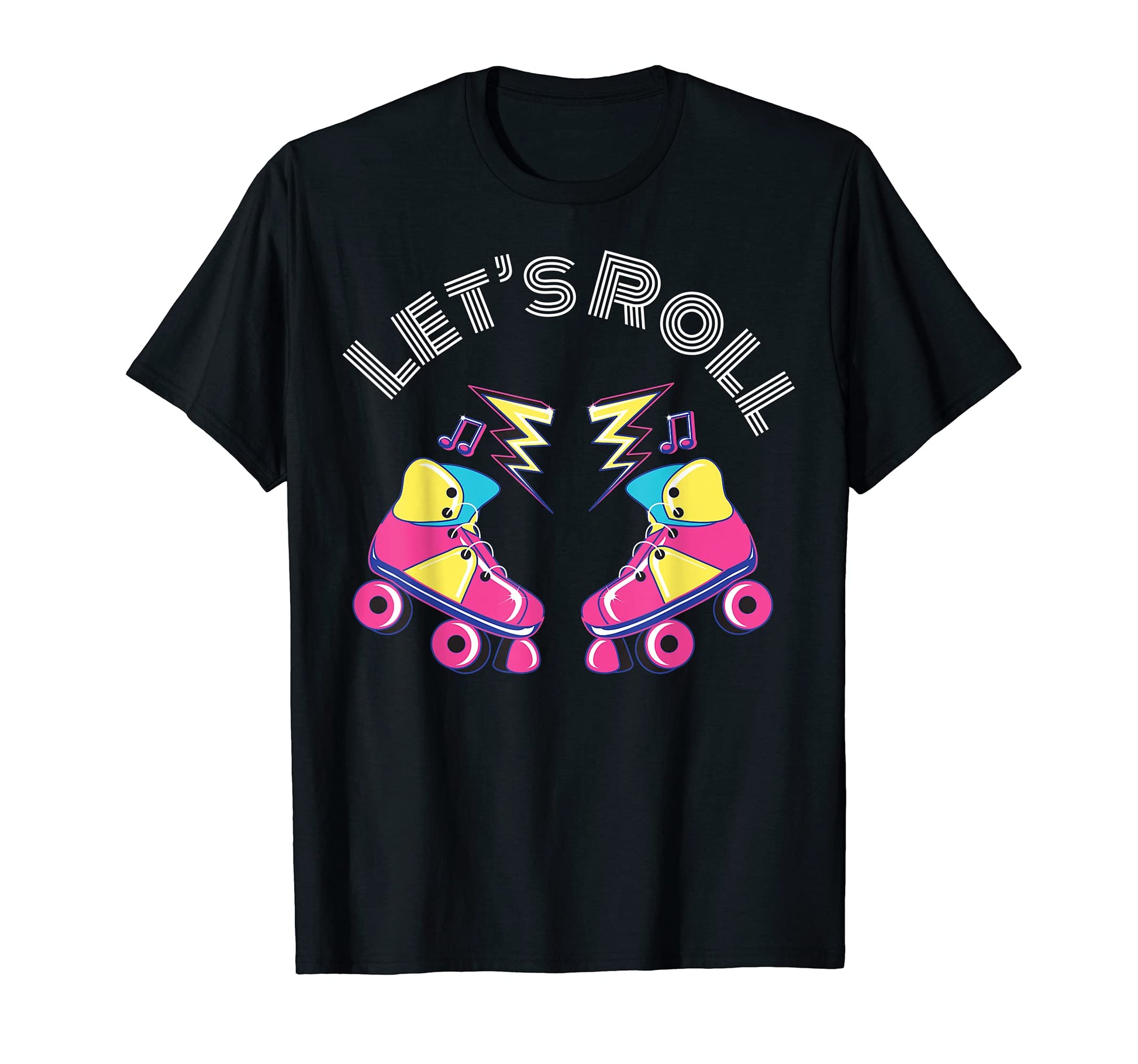 Roller Skating Skater Skate 70S 80S T-Shirt - Minimalist Print for Adults - T-Shirt, Sweatshirt, Hoodie