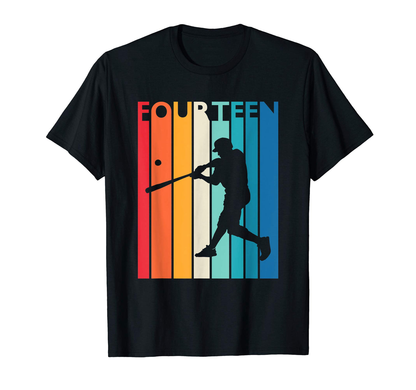14Th Birthday Gift Fourteen Baseball 14 T-Shirt - Graphic Print for Adults - T-Shirt, Sweatshirt, Hoodie