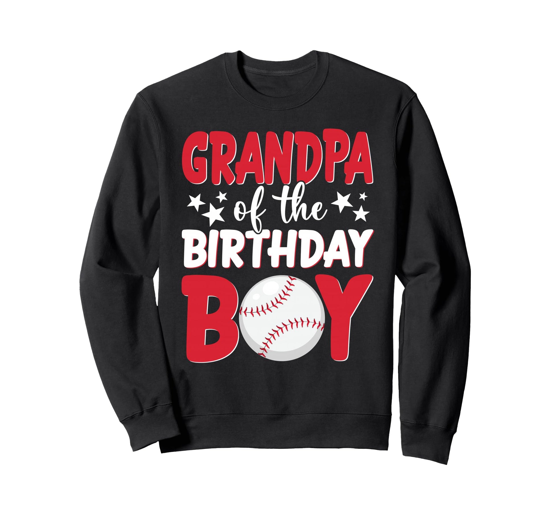 Baseball Grandpa Birthday Family Sweatshirt - Trendy Graphic Men Women - T-Shirt, Sweatshirt, Hoodie