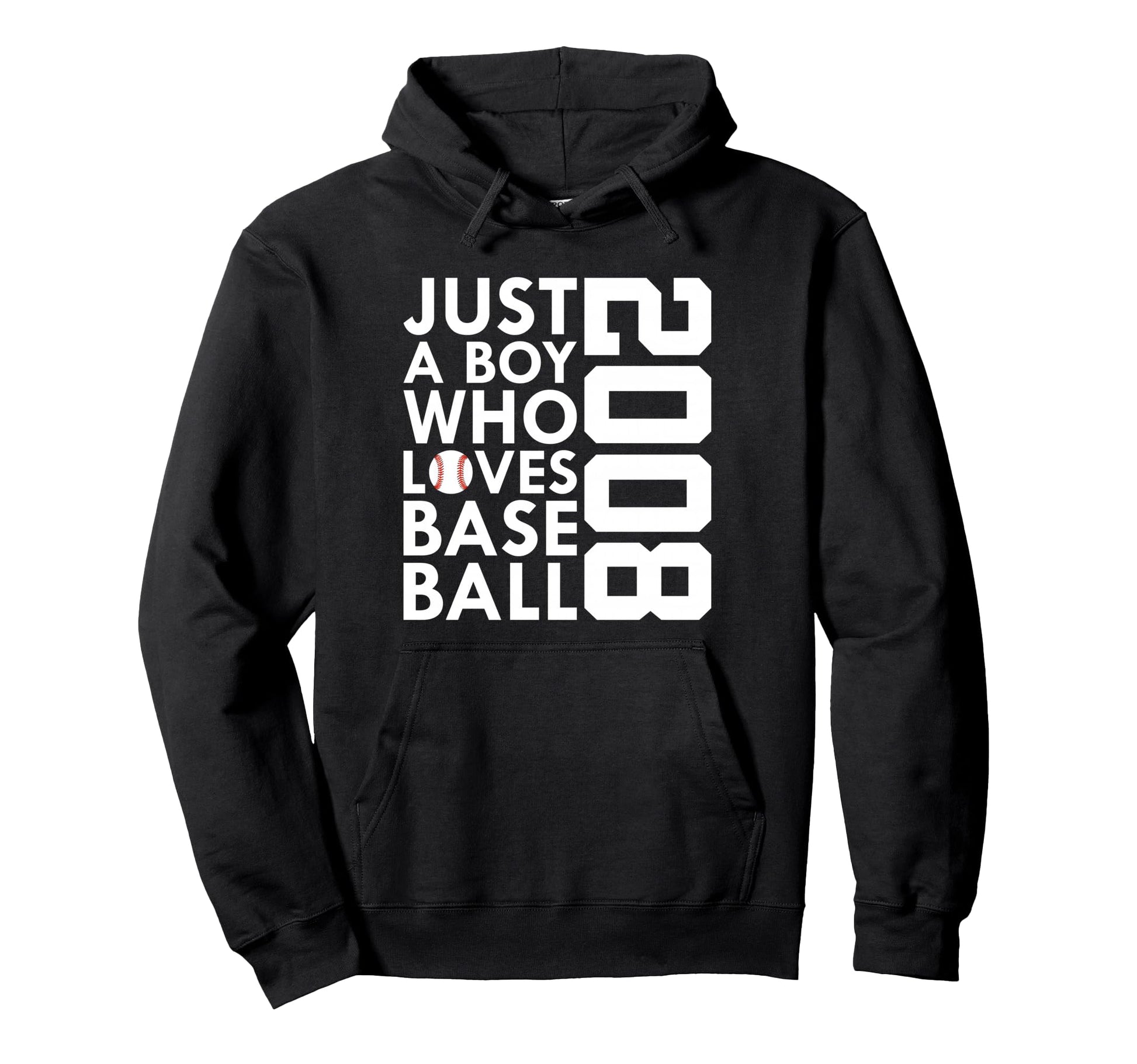 2008 Just Who Loves Baseball 18Th Hoodie - Streetwear Style for Adults - T-Shirt, Sweatshirt, Hoodie