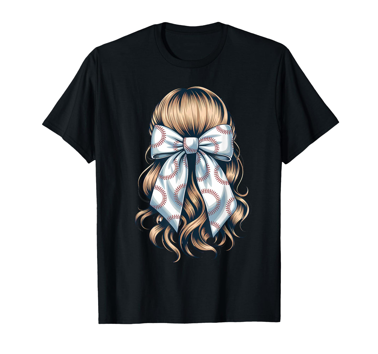 Baseball Coquette Bow Baseball Mom T-Shirt - Aesthetic Graphic Men Women - T-Shirt, Sweatshirt, Hoodie