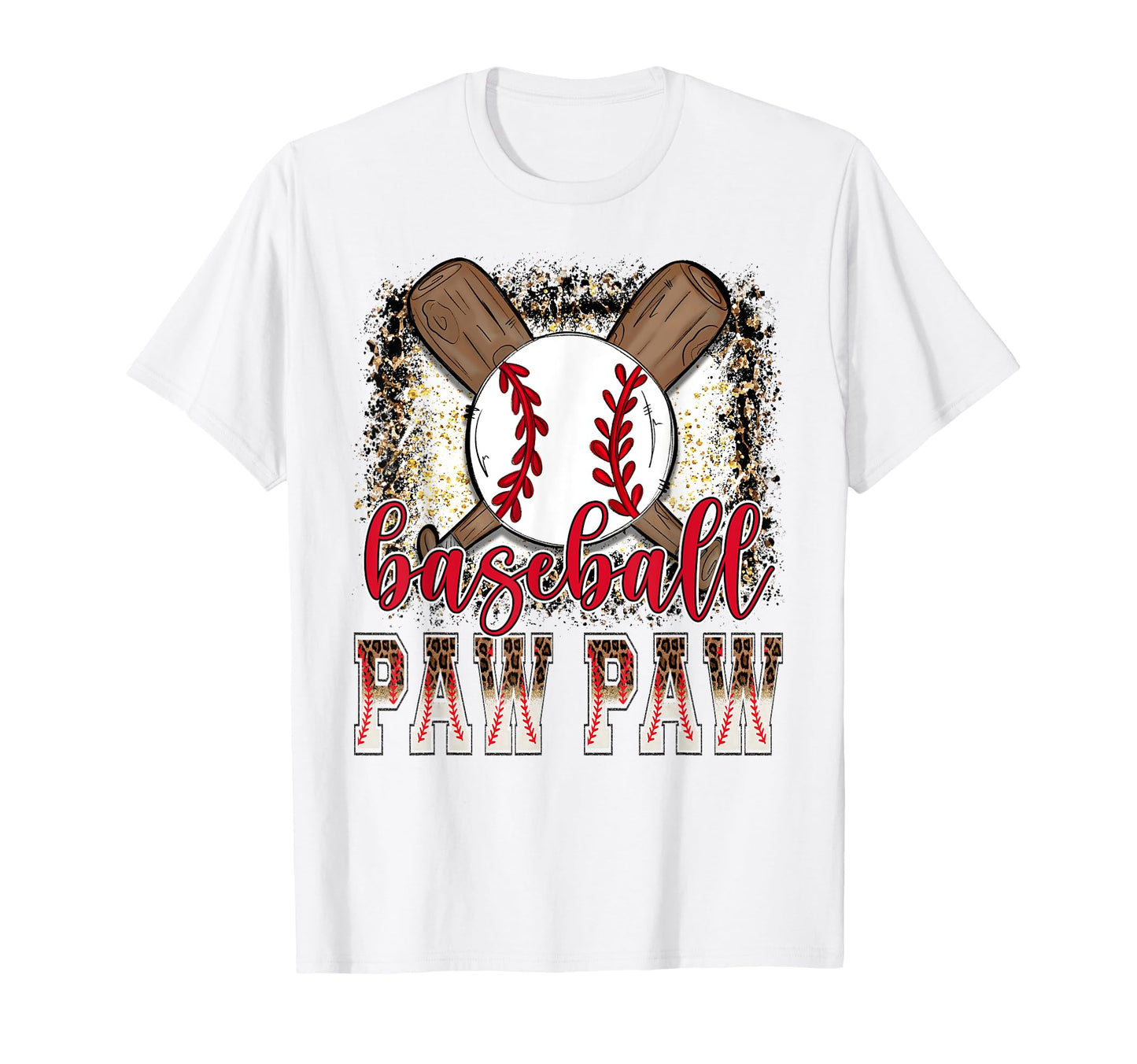 Baseball Paw Paw Leopard Proud Ball Paw T-Shirt - Graphic Print for Adults - T-Shirt, Sweatshirt, Hoodie