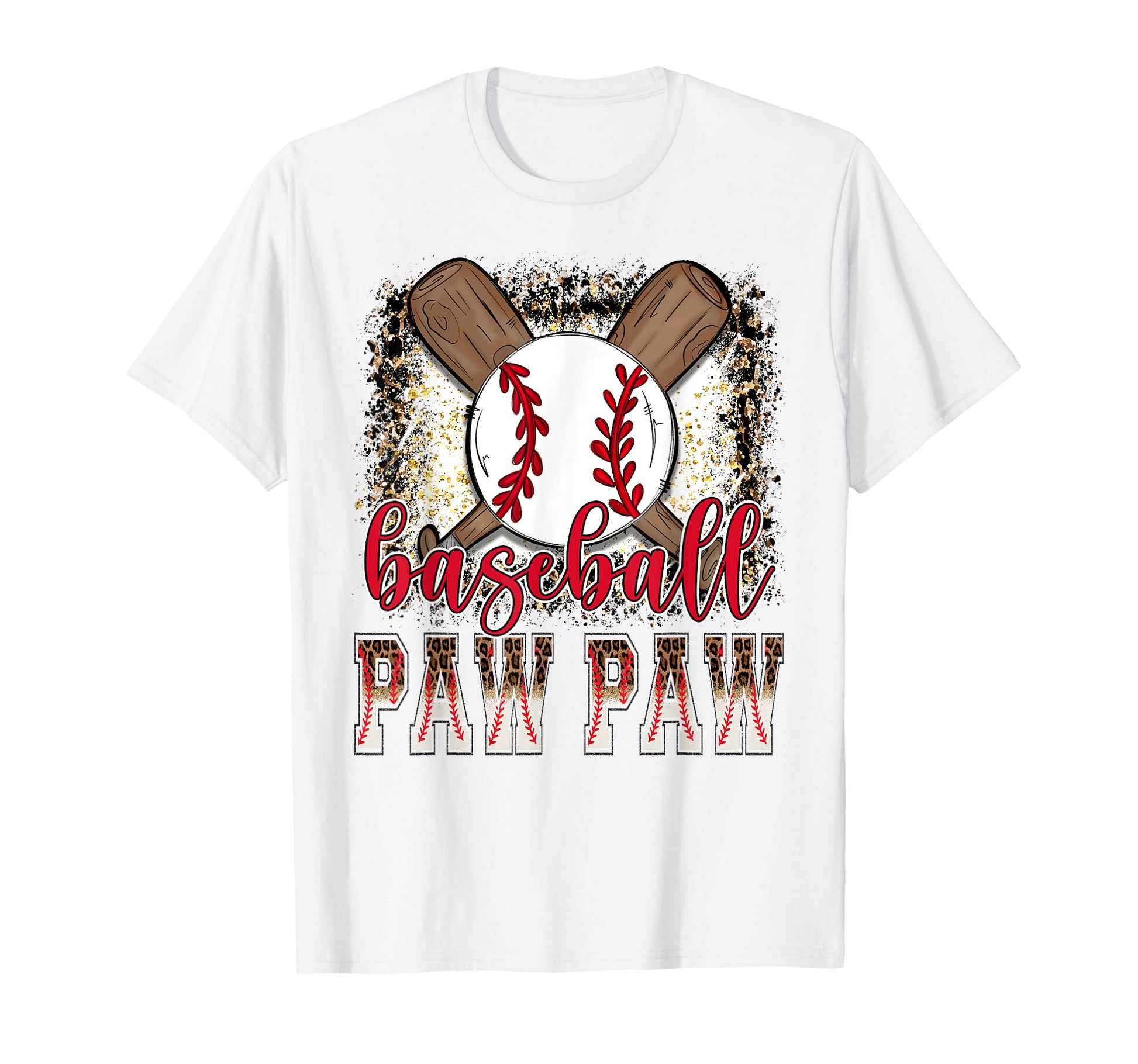 Baseball Paw Paw Leopard Proud Ball Paw T-Shirt - Graphic Print for Adults - T-Shirt, Sweatshirt, Hoodie