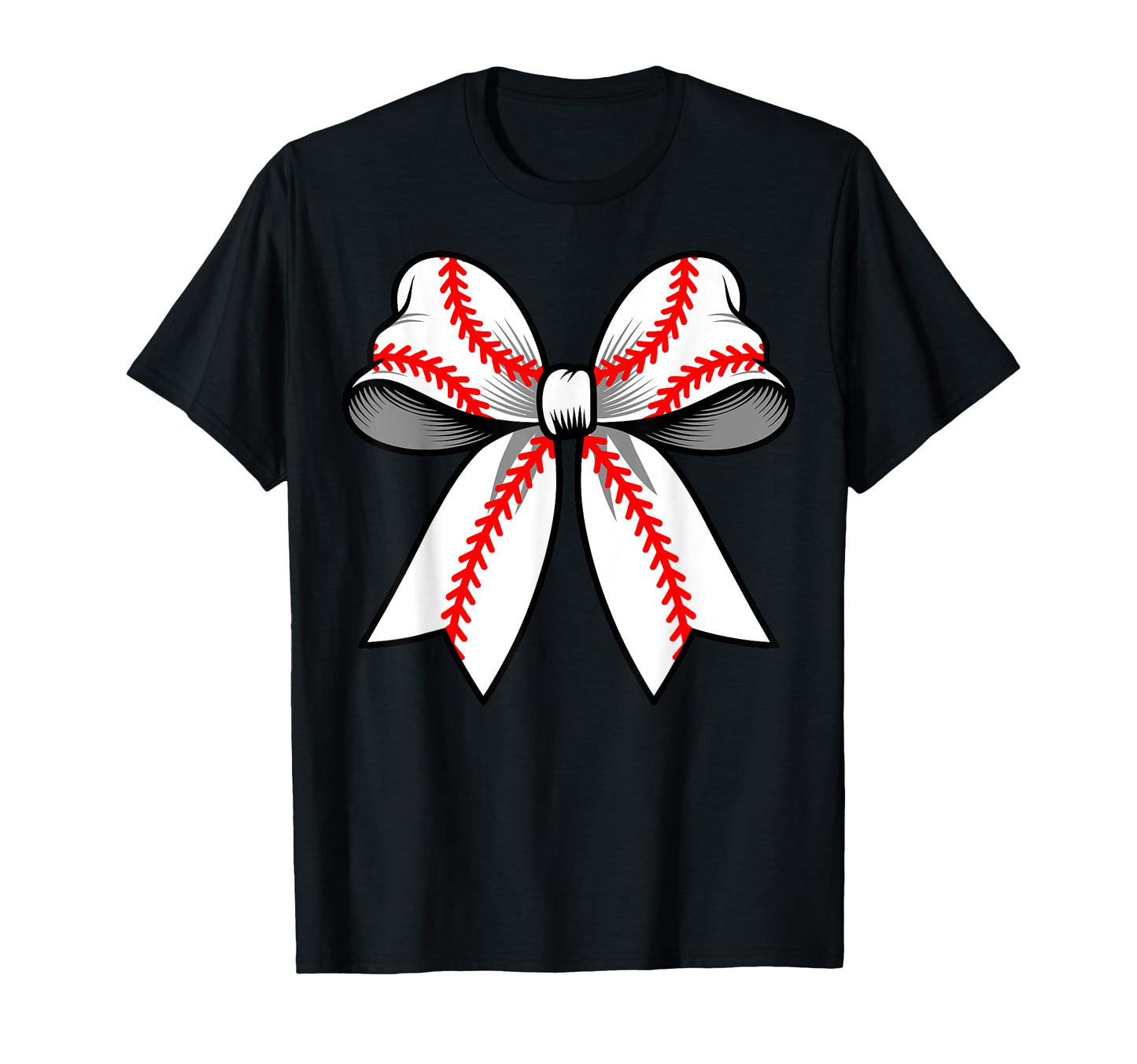 Baseball Coquette Bow Funny Baseball Mom T-Shirt - Trendy Graphic Unisex - T-Shirt, Sweatshirt, Hoodie