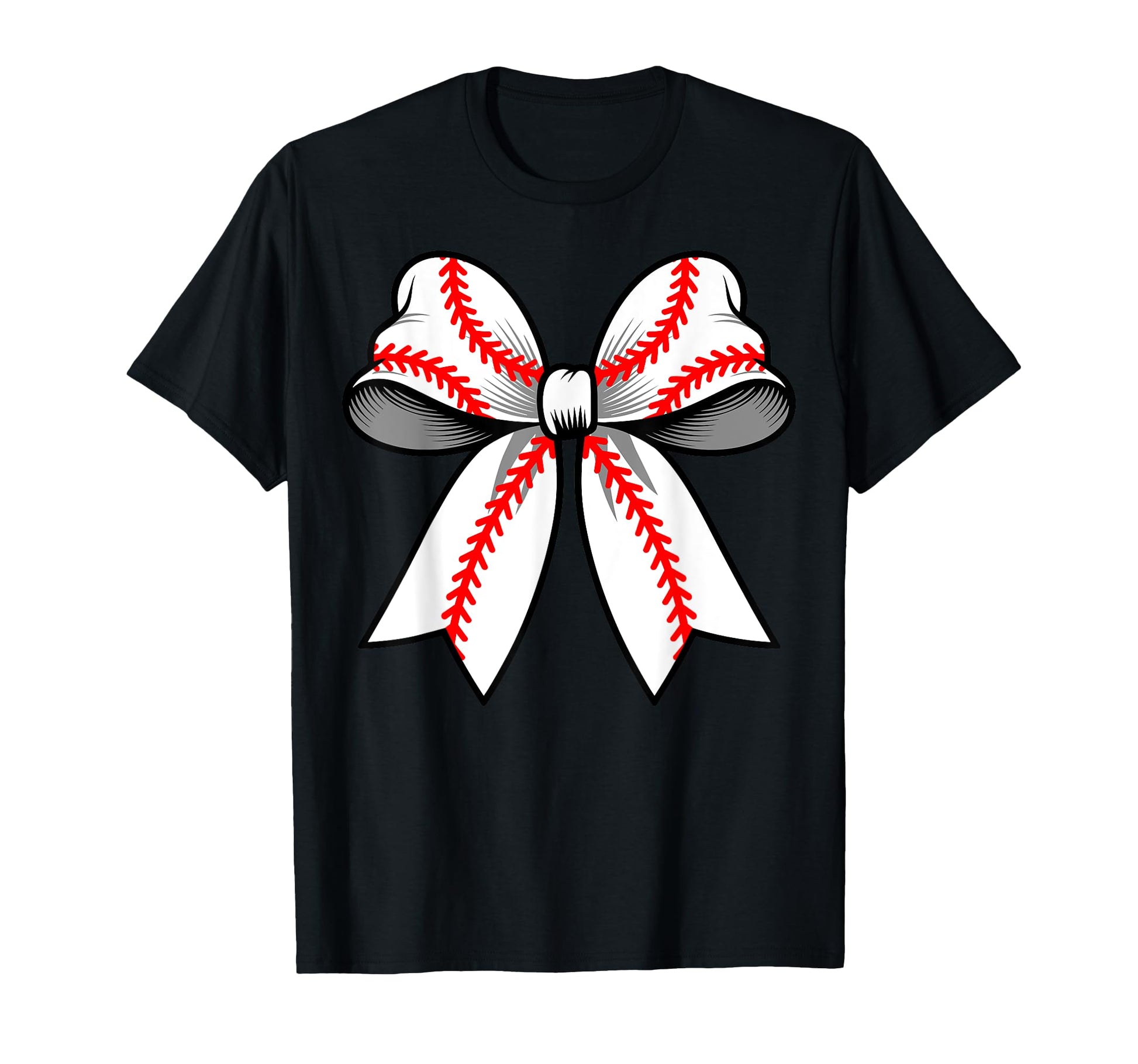 Baseball Coquette Bow Funny Baseball Mom T-Shirt - Trendy Graphic Unisex - T-Shirt, Sweatshirt, Hoodie