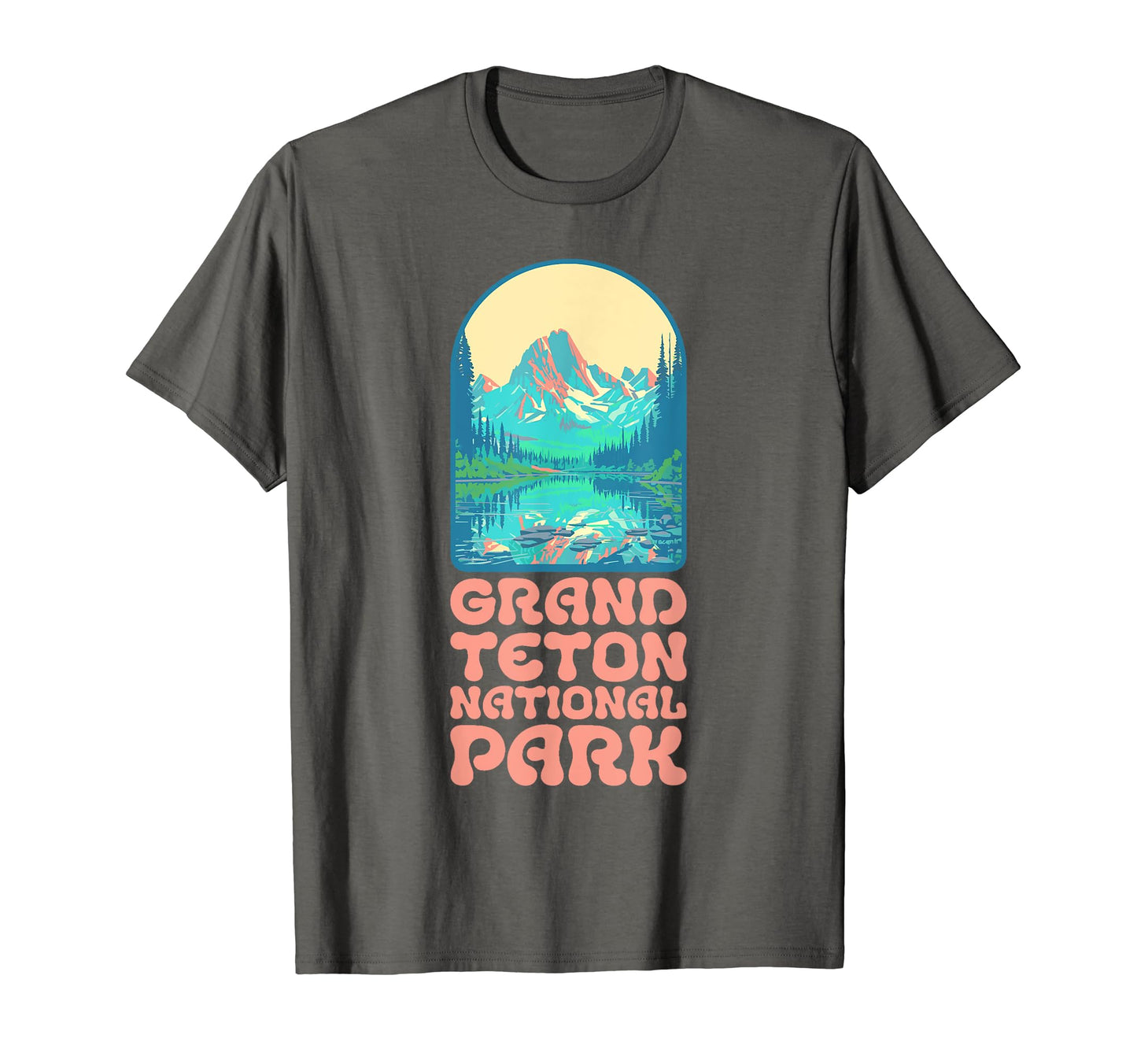 Grand Teton National Park Eighties Vibe T-Shirt - Trendy Graphic for Adults - T-Shirt, Sweatshirt, Hoodie